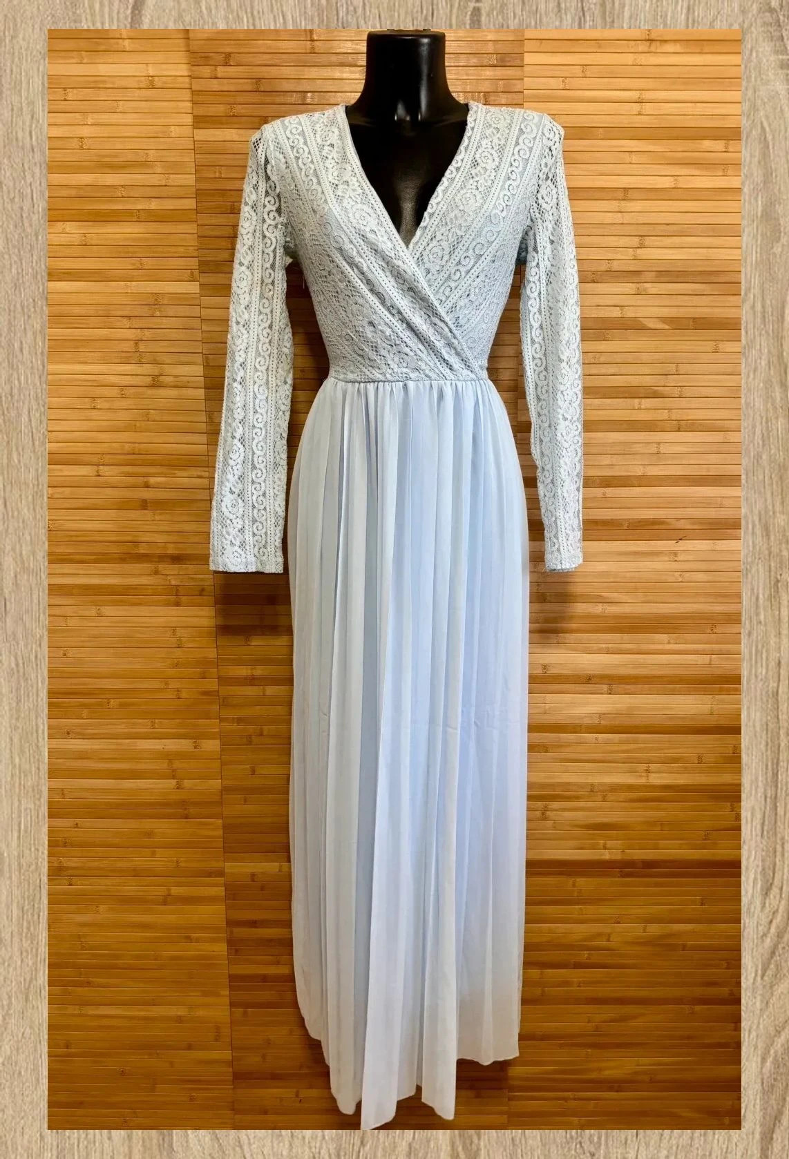 Espectacular vestido fiesta , cuerpo encaje y falda plisada , talla L/XL 😍 – Shimai – taille L / 40 / 12
