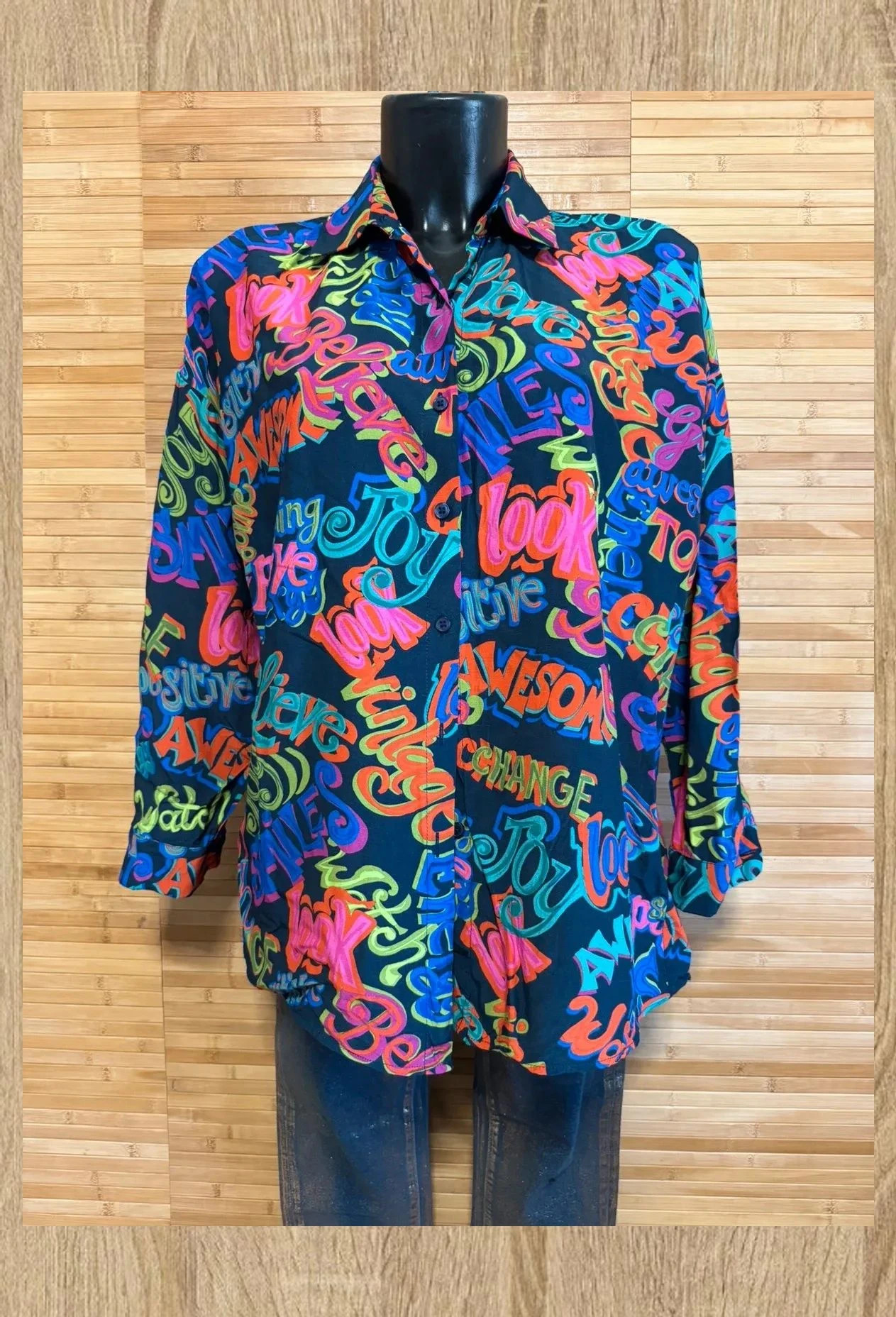 Divina camisa colorida estampada marca Twist , talla 34 😍
