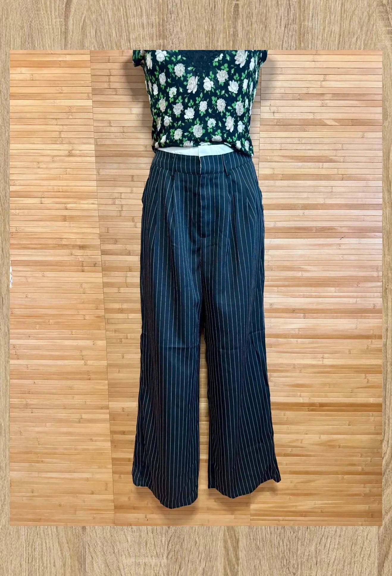Pantalones anchos rayas talla única para M 😍 – La Boutique – taille M / 38 / 10