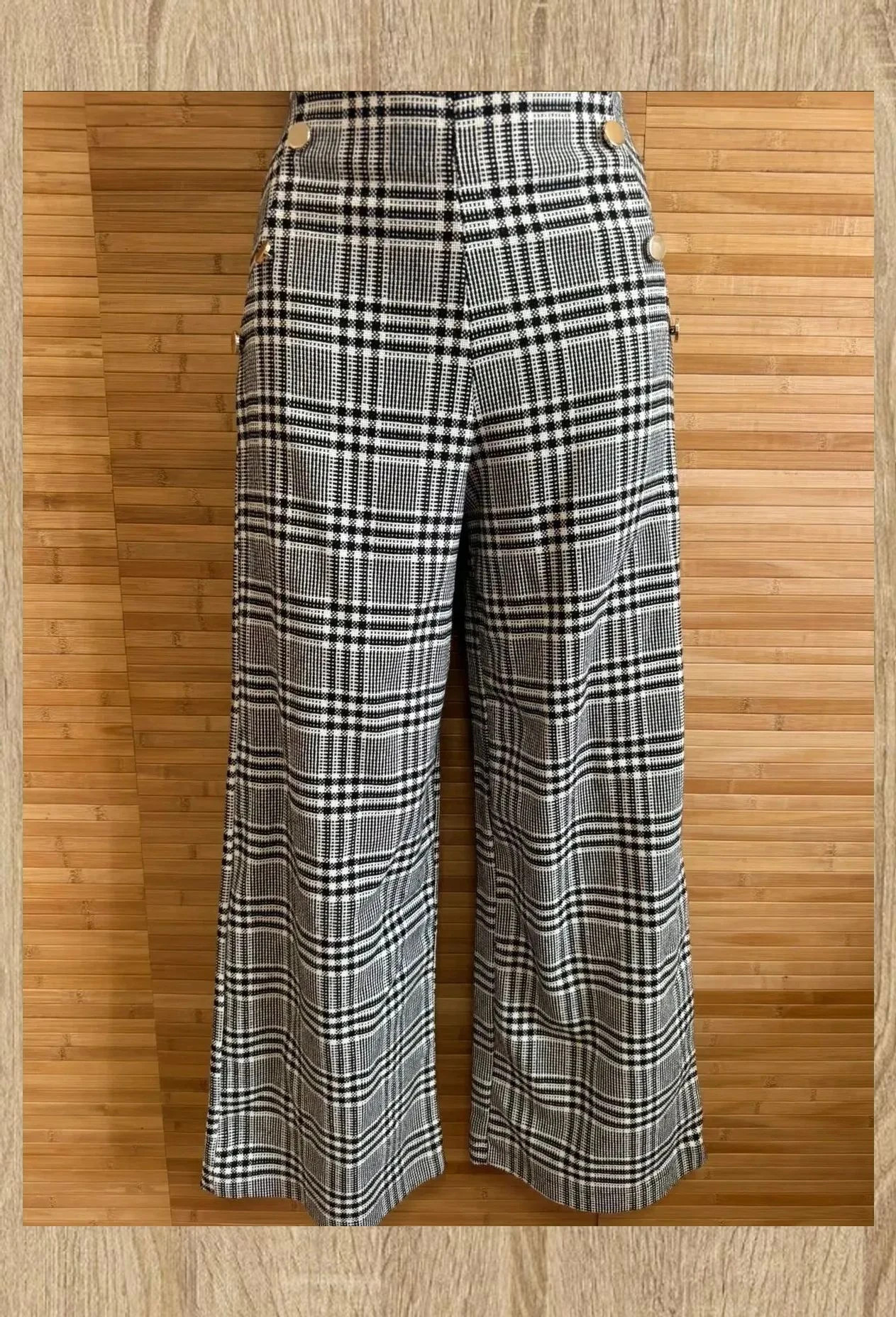 Pantalones cuadros croped anchos talla S 😍 – La Boutique – taille S / 36 / 8 2