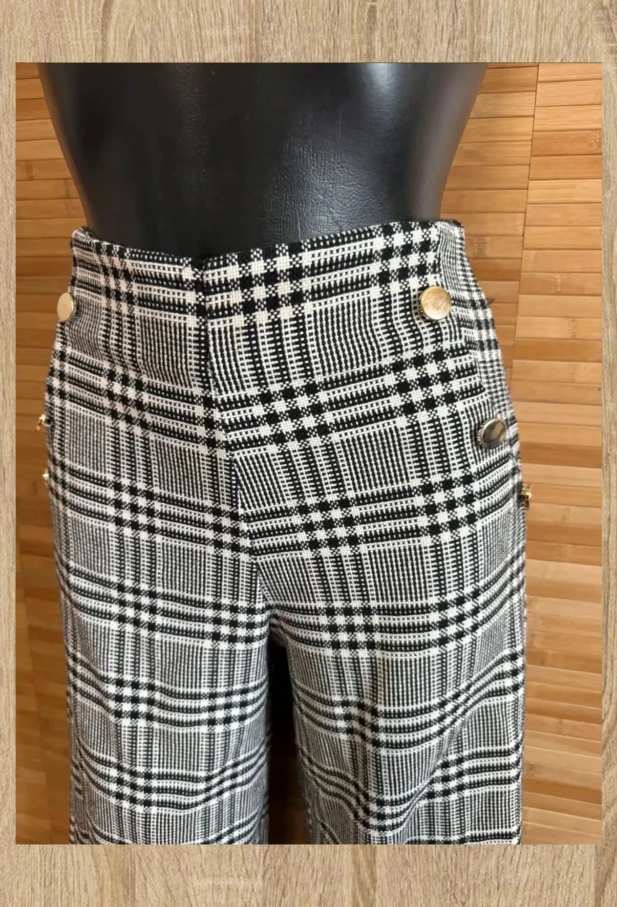 Pantalones cuadros croped anchos talla S 😍 – La Boutique – taille S / 36 / 8 3