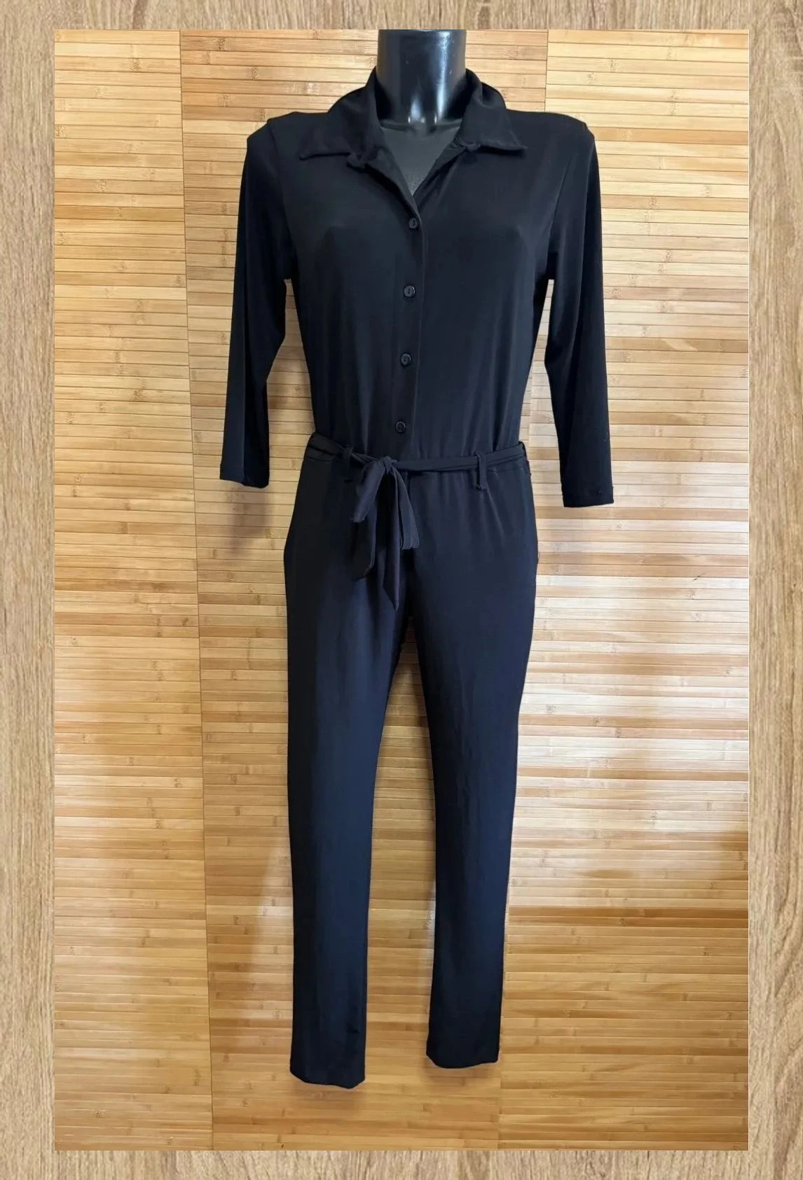 Divino mono negro elástico marca Angelle Milan talla L 😍