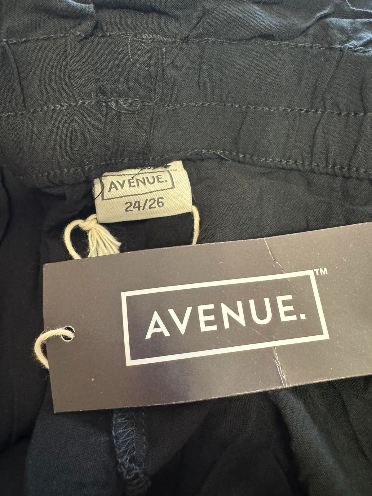 Pantalones culotte negros talla 52 😍 – Avenue – taille 6XL / 52 / 24 5