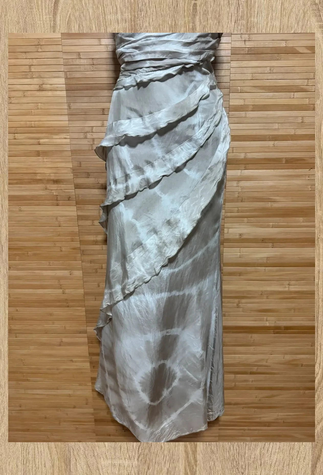 Espectacular vestido largo fiesta de seda , marca Tapioca talla 40 😍 – Tapioca – taille L / 40 / 12 2