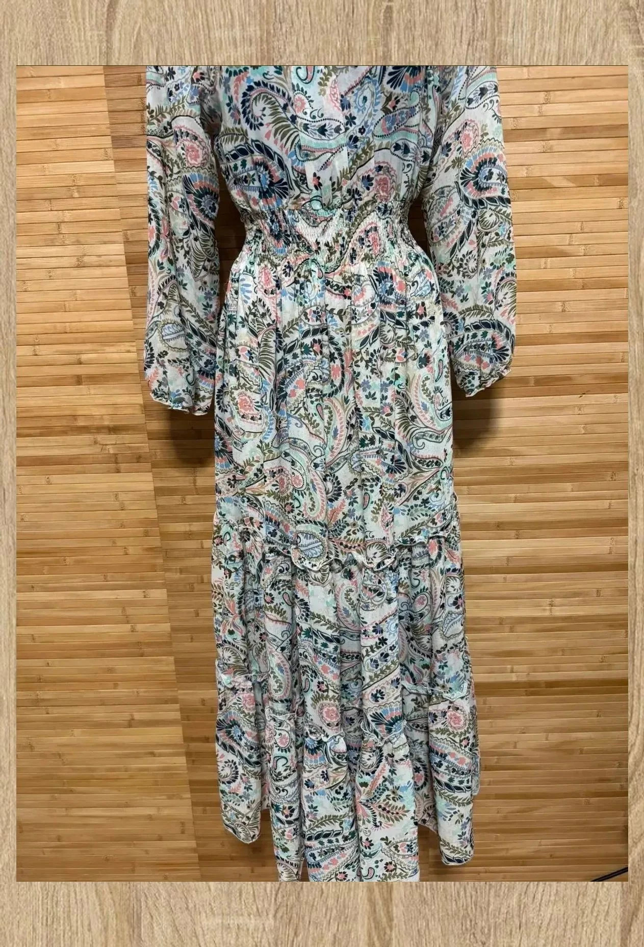 Divino vestido largo estampado flores de Kate and Lily 😍talla 8 americana, 40 españa – Kate Lily – taille L / 40 / 12 2