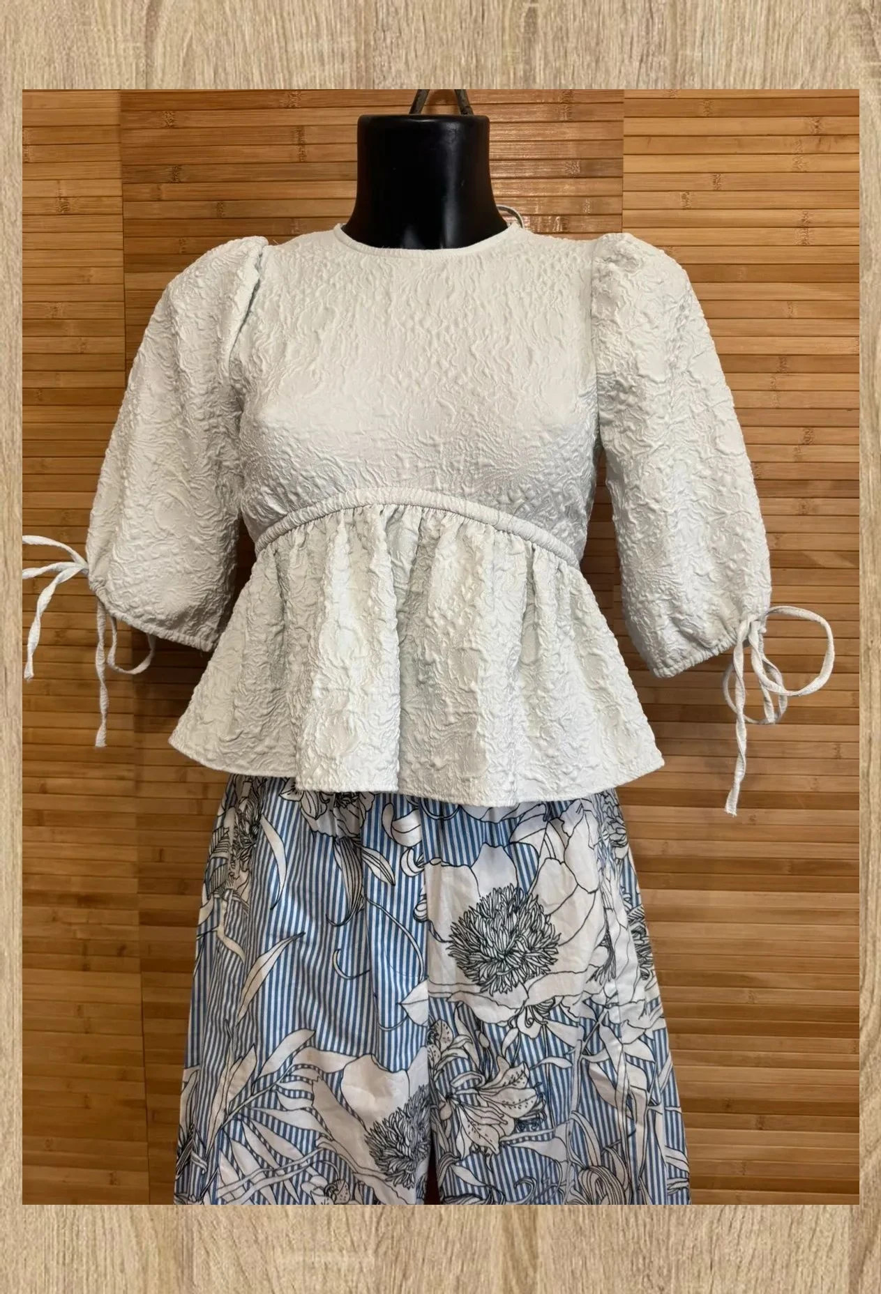 Top peplum Zara espalda descubierta, talla XS 😍 – Zara – taille XS / 34 / 6 2