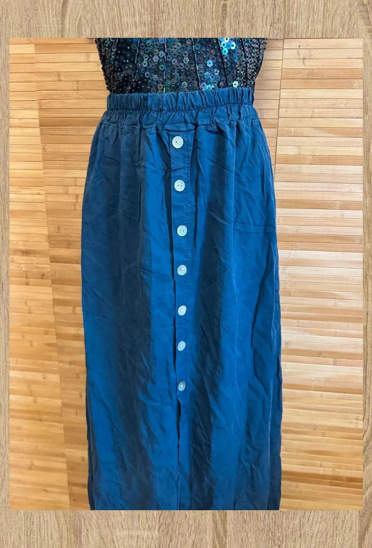 Divina falda larga algodón de marca Naygar, talla única 😍 – Nayyar – taille Taille unique 3