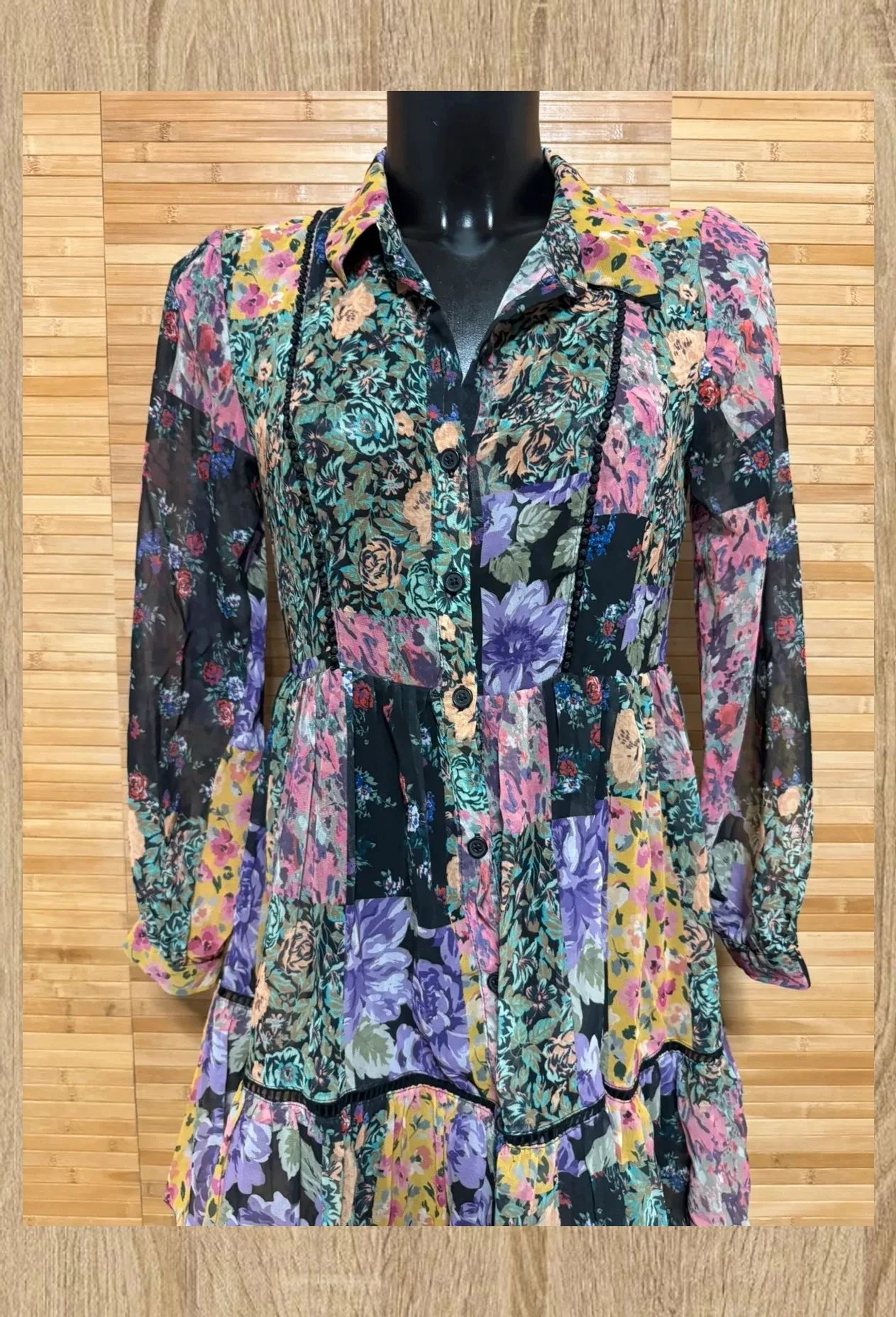 Vestido estampado flores de Zara , talla S 😍 – Zara – taille S / 36 / 8 3