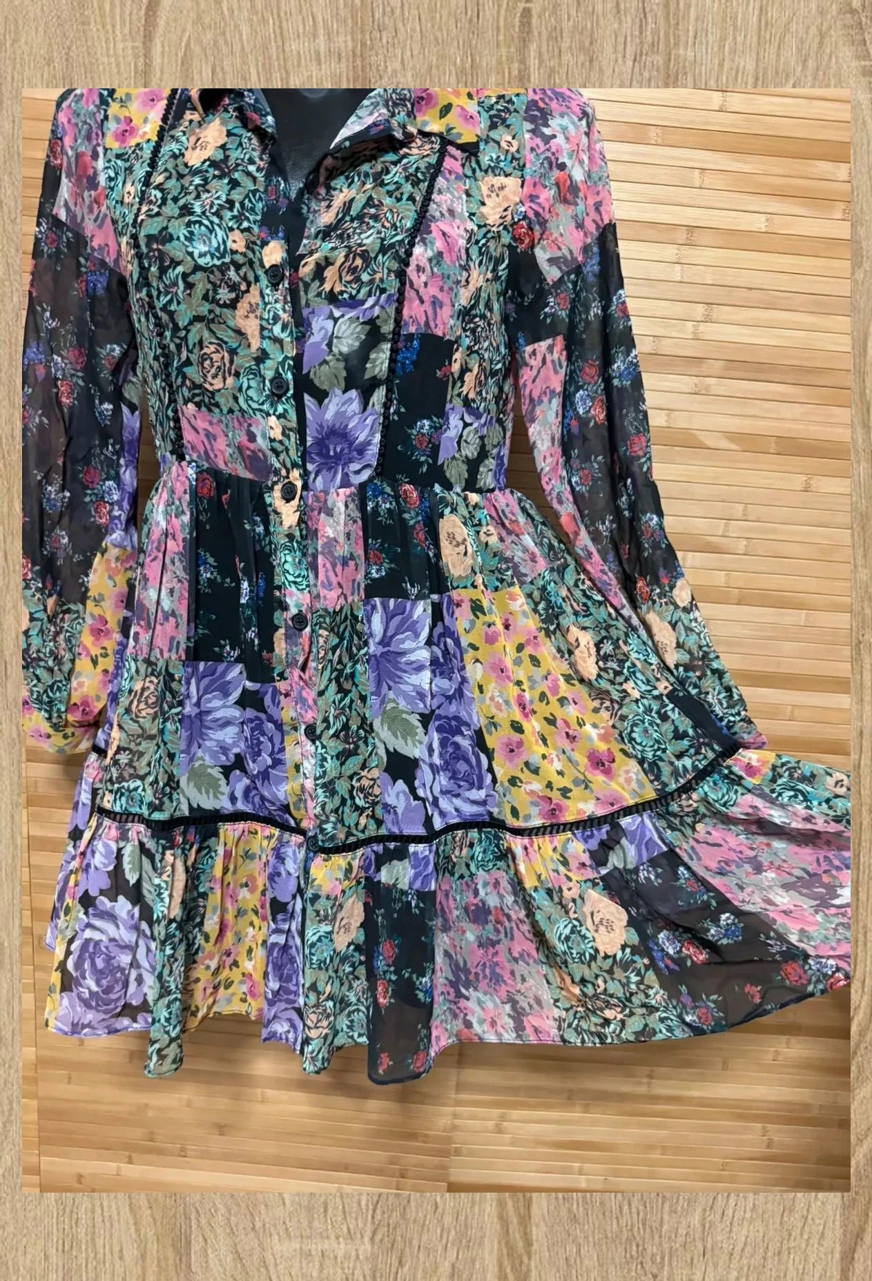 Vestido estampado flores de Zara , talla S 😍 – Zara – taille S / 36 / 8 4