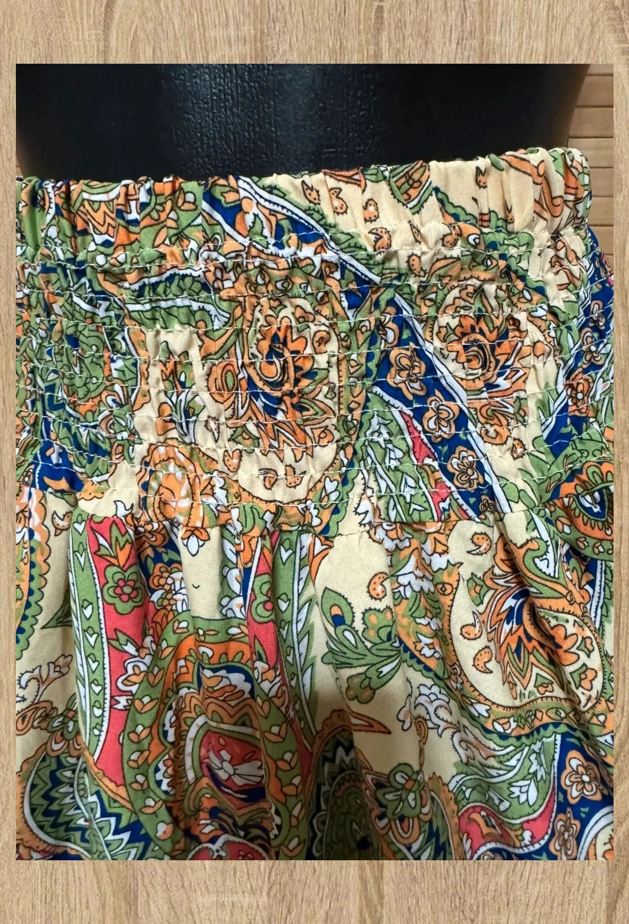 Espectacular falda larga vintage, cintura elástica, talla única 😍 – Vintage – taille Taille unique 5