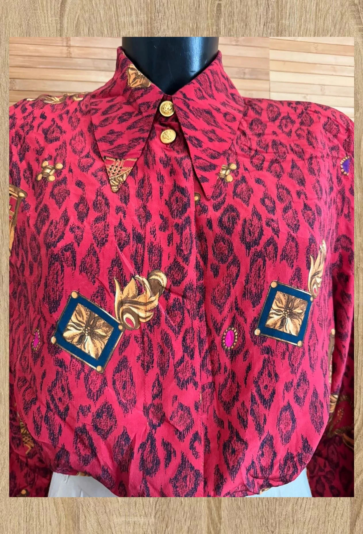 Espectacular blusa vintage 100% seda de Louis Feraud talla 44 😍 – Louis Féraud – taille XL / 42 / 14 3