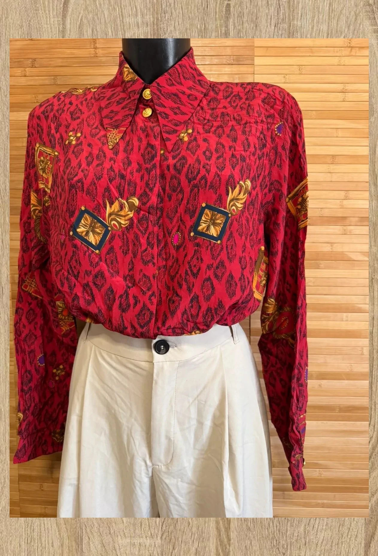 Espectacular blusa vintage 100% seda de Louis Feraud talla 44 😍 – Louis Féraud – taille XL / 42 / 14 2
