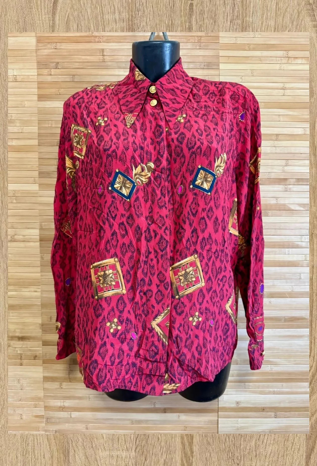 Espectacular blusa vintage 100% seda de Louis Feraud talla 44 😍 – Louis Féraud – taille XL / 42 / 14 4