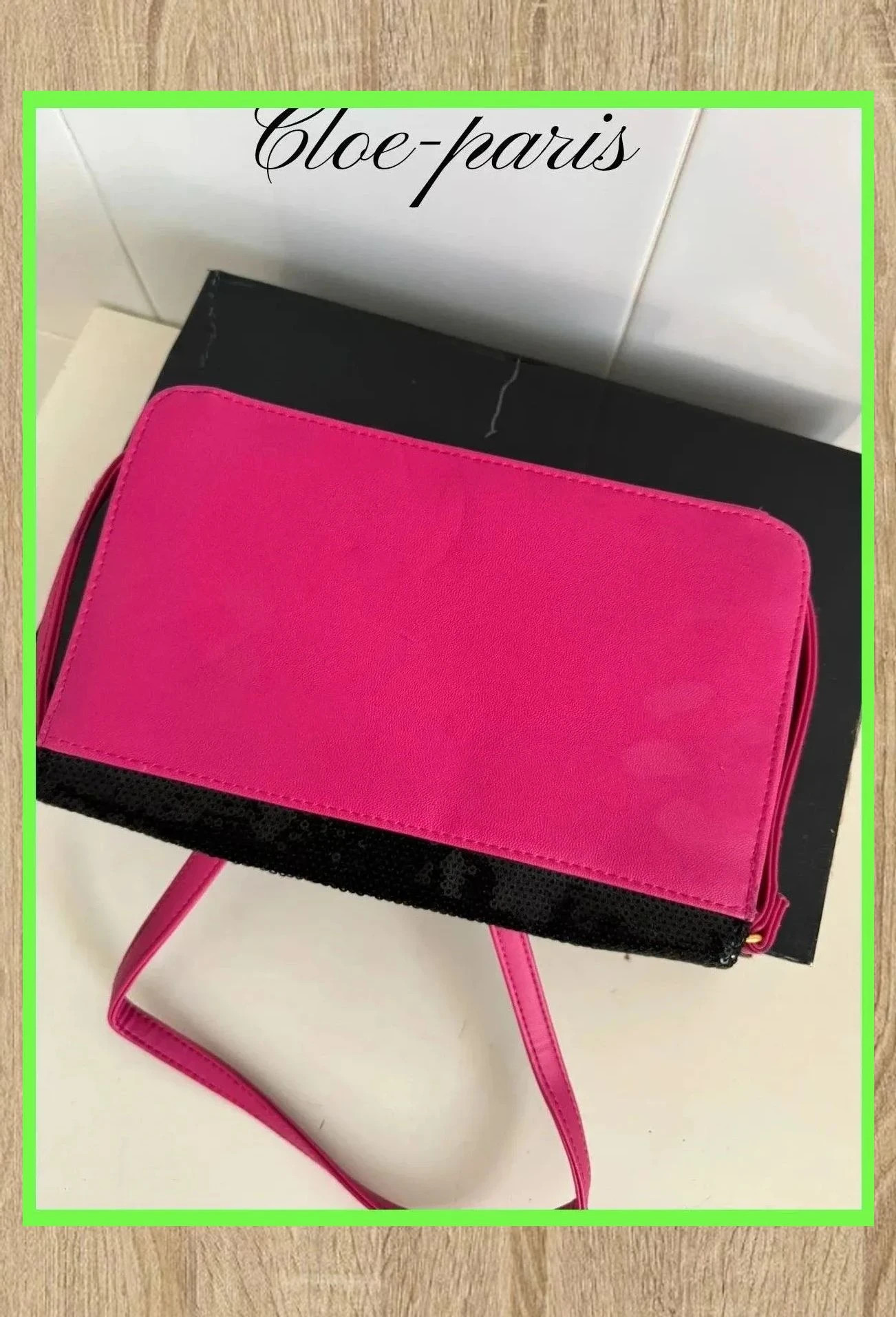 Divino bolso lentejuelas de Juicy Couture , rosa fucsia y negro 😍 – Juicy Couture 4