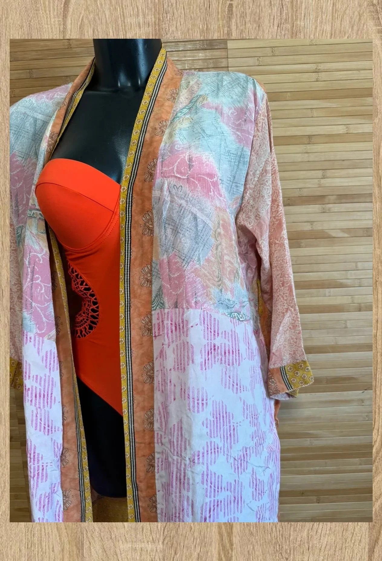 Espectacular kimono seda , marca Cofur Denmark, talla única con bolsillos 😍 – Cofur – taille Taille unique 4
