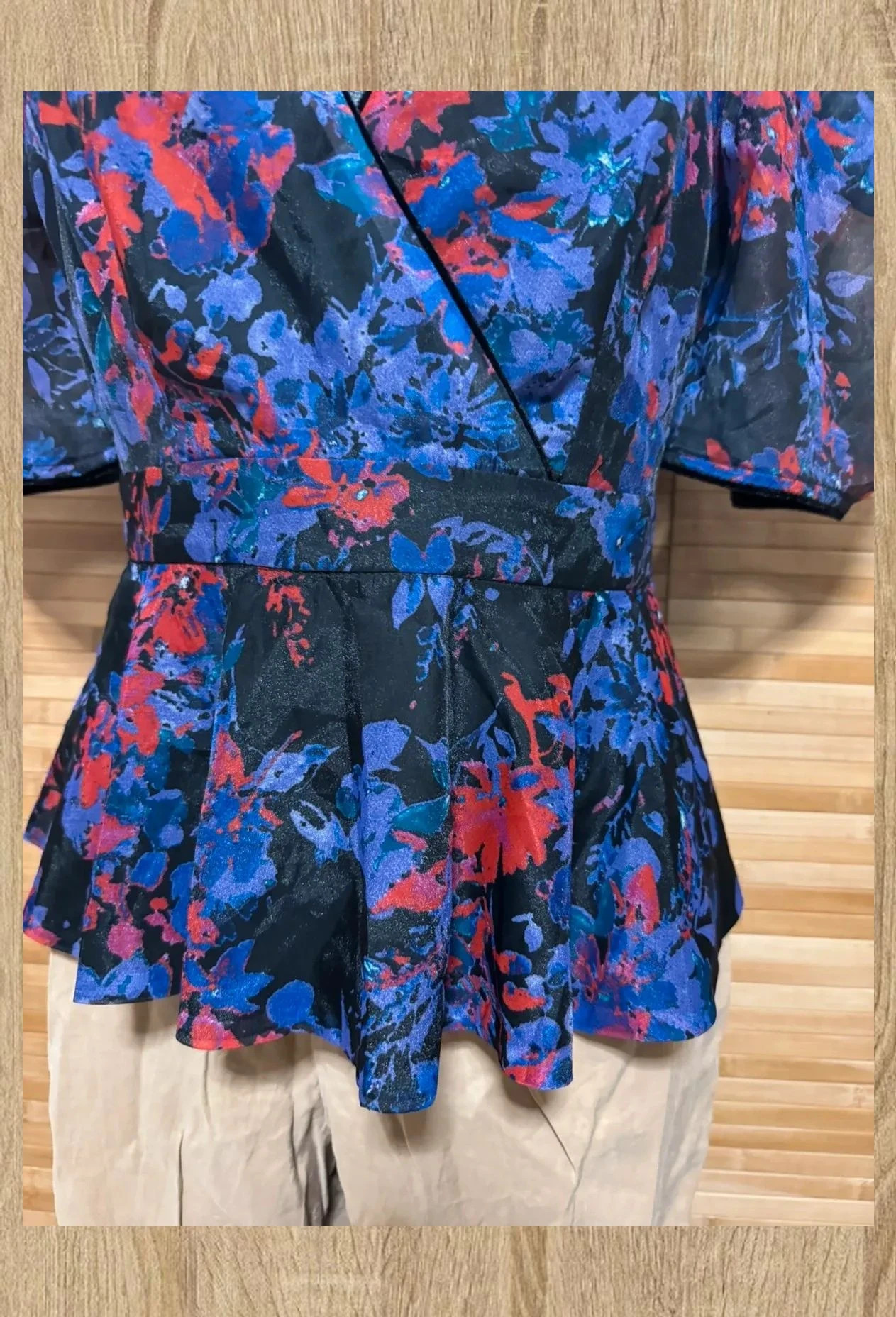 Espectacular blusa peplum vintage , talla única para M/L 😍 – Vintage – taille Taille unique 4