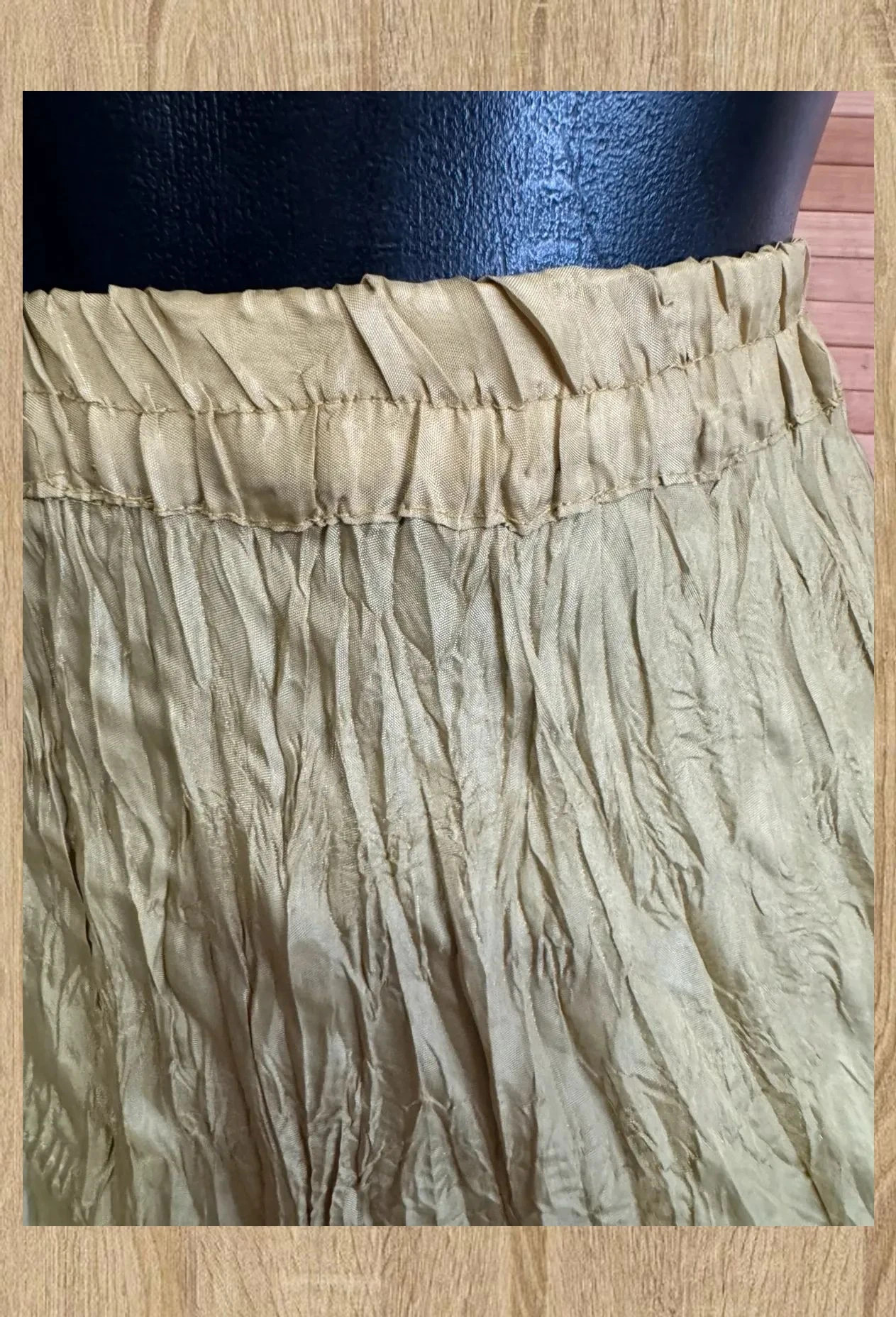 Divina falda larga vintage tela arrugada, talla única , cintura elástica 😍 – Vintage – taille Taille unique 4