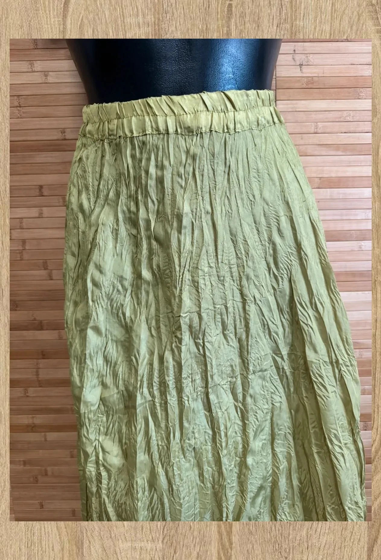 Divina falda larga vintage tela arrugada, talla única , cintura elástica 😍 – Vintage – taille Taille unique 2