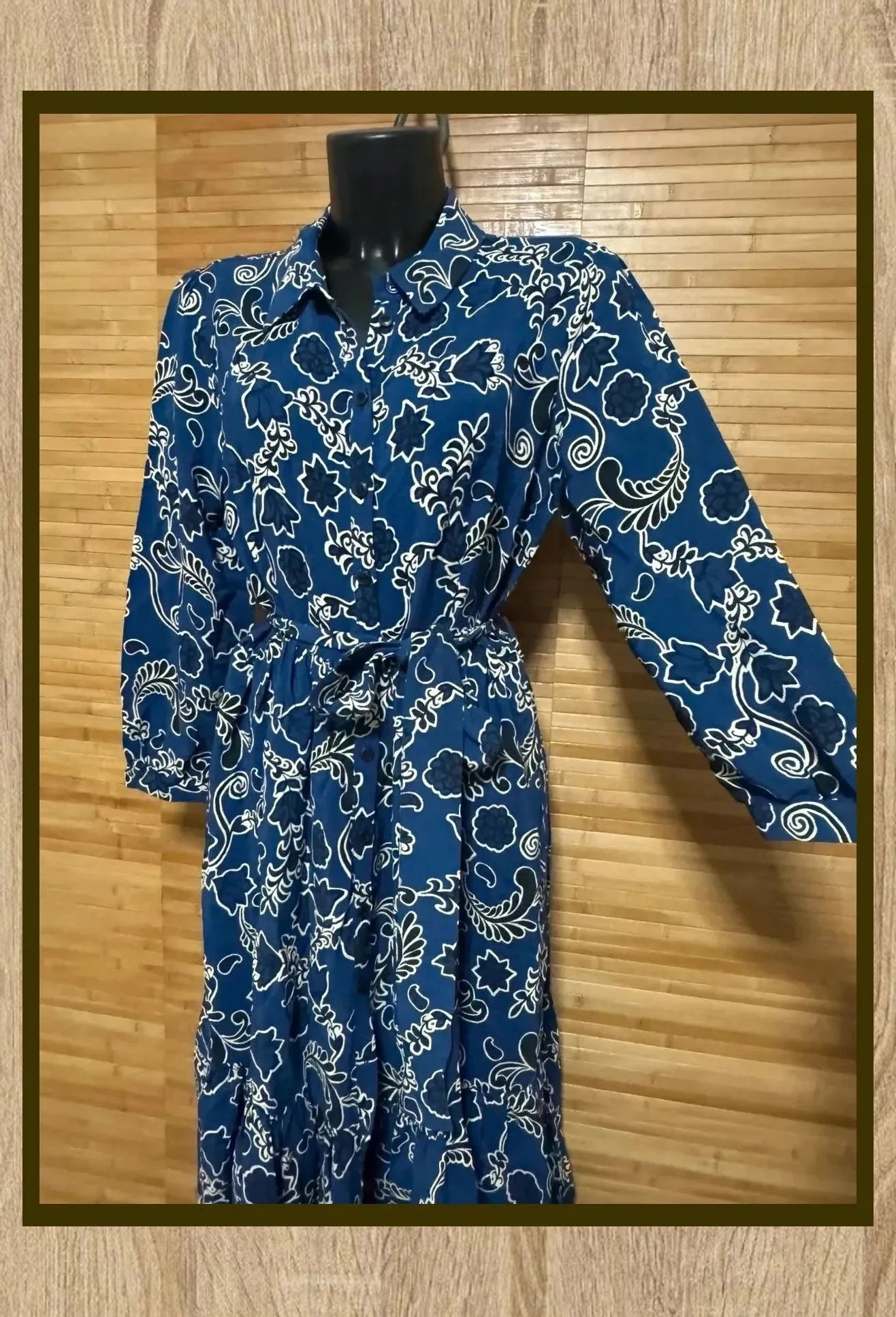 Divino vestido flores de Zara , talla L , con cinturón 😍 – Zara – taille L / 40 / 12 4