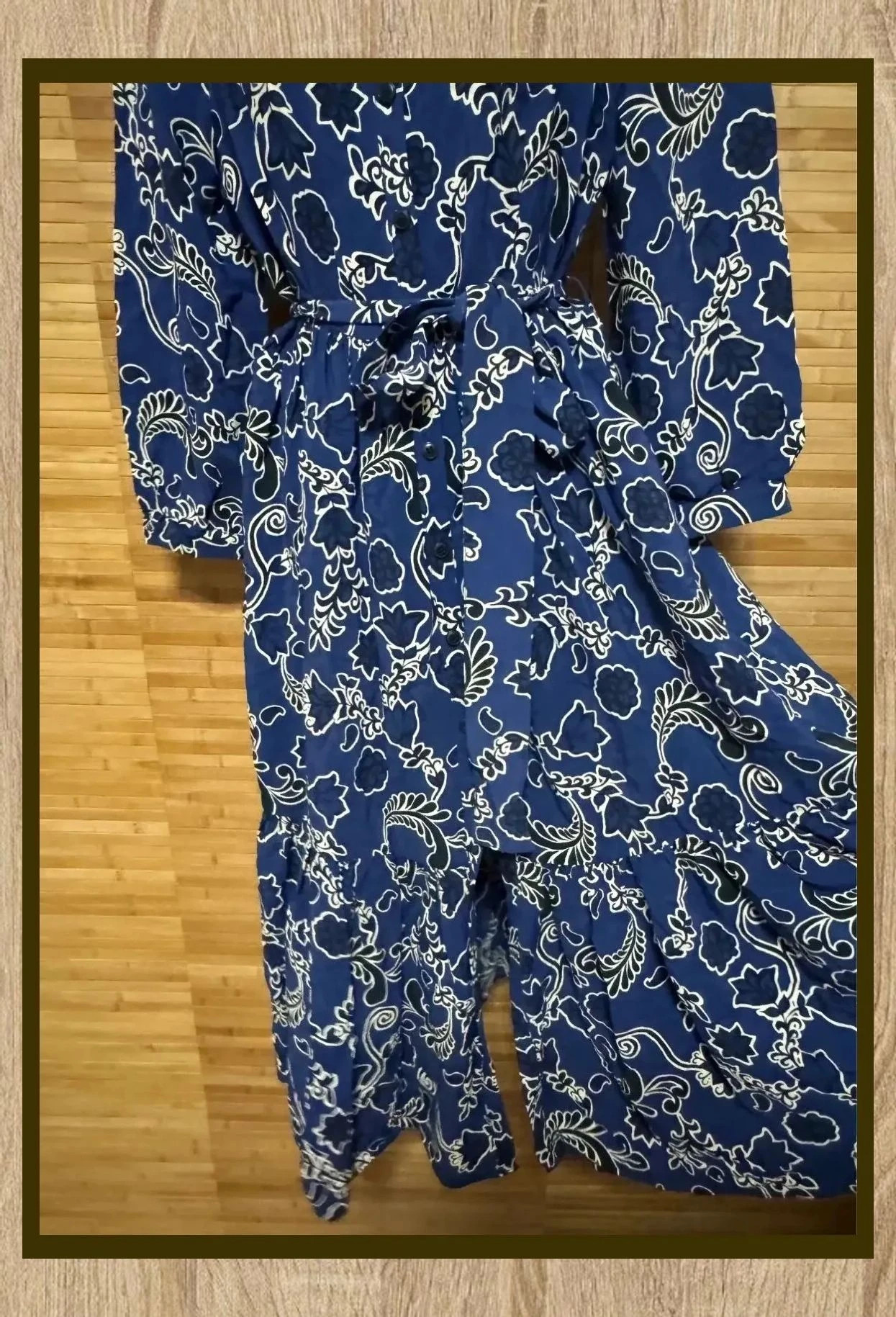 Divino vestido flores de Zara , talla L , con cinturón 😍 – Zara – taille L / 40 / 12 5