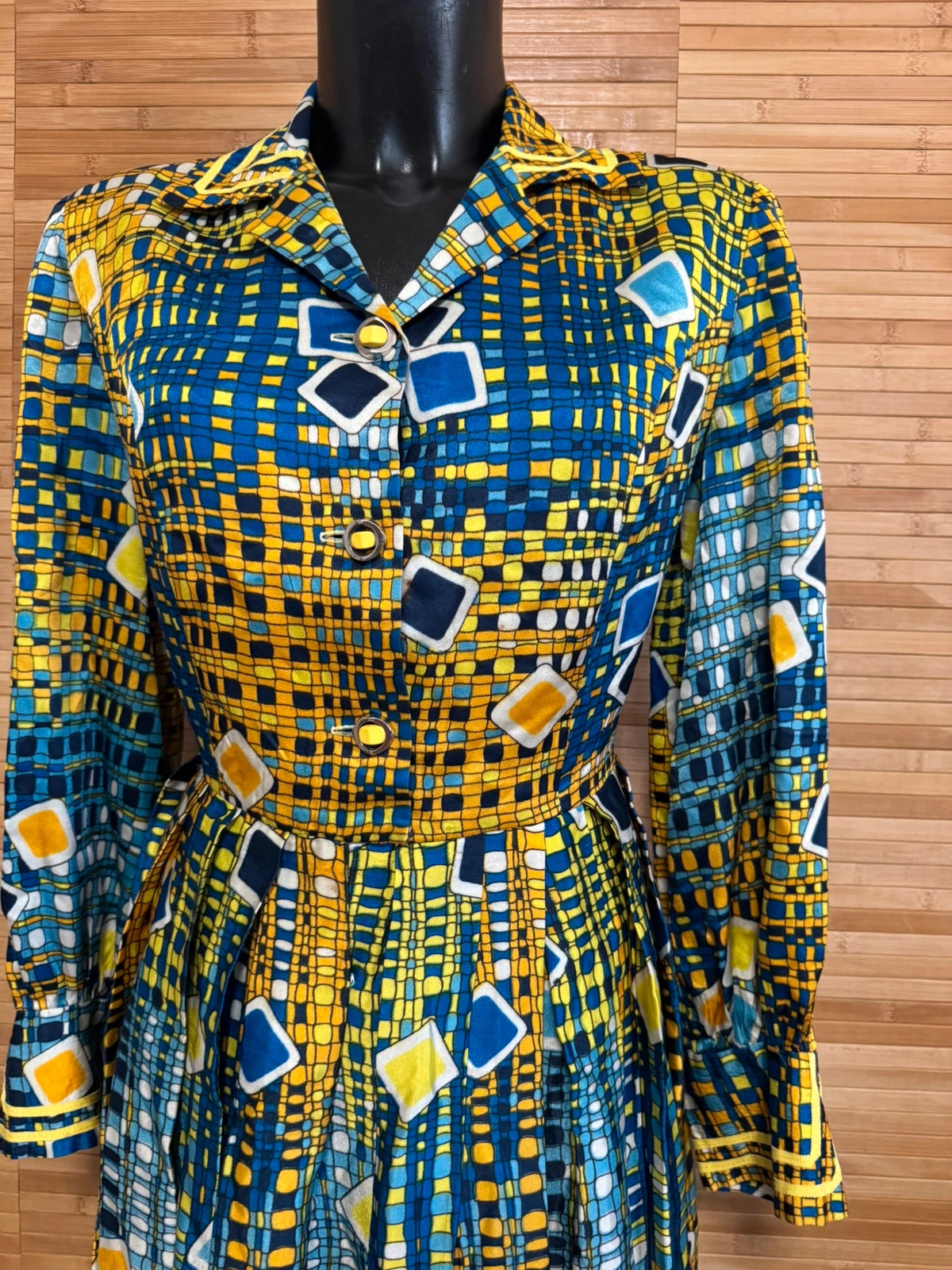Vestido estampado vintage , talla 44 😍 – Vintage – taille XXL / 44 / 16 4