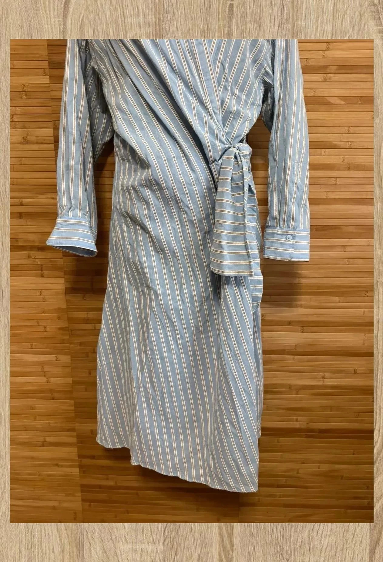 Divino vestido algodón cruzado de Zara , talla M 😍 – Zara – taille M / 38 / 10 2