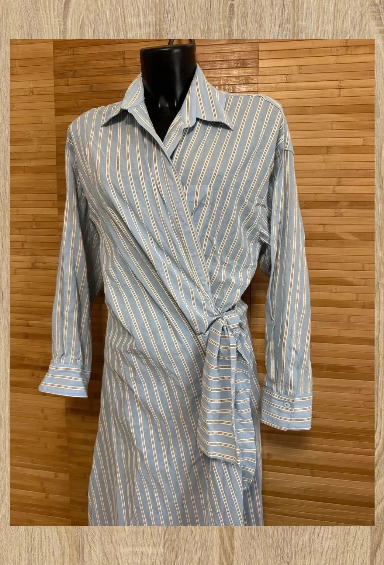 Divino vestido algodón cruzado de Zara , talla M 😍 – Zara – taille M / 38 / 10 3