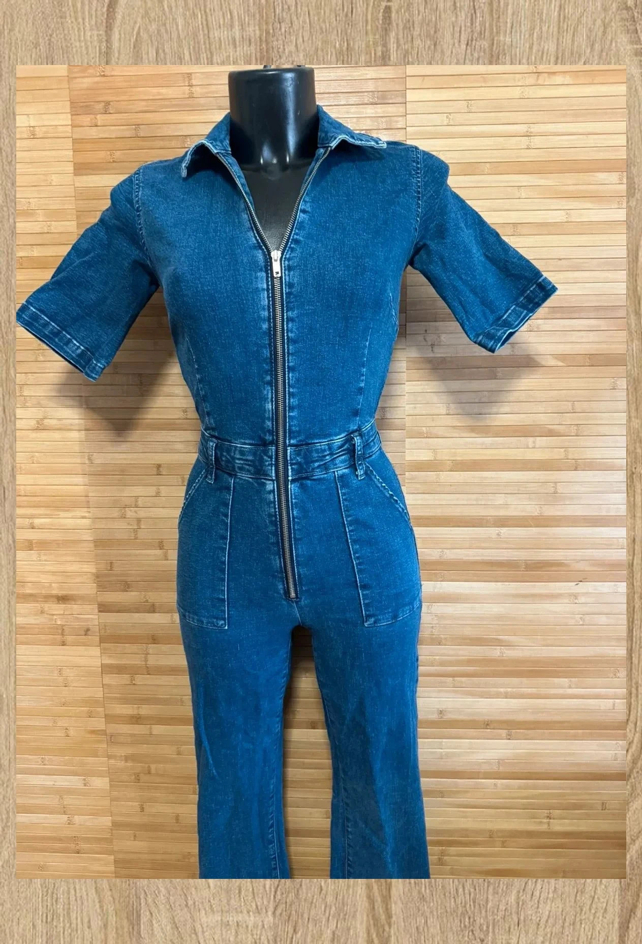 Divino mono vaquero elástico de marca Mango talla XS 😍 – Mango – taille XS / 34 / 6 3
