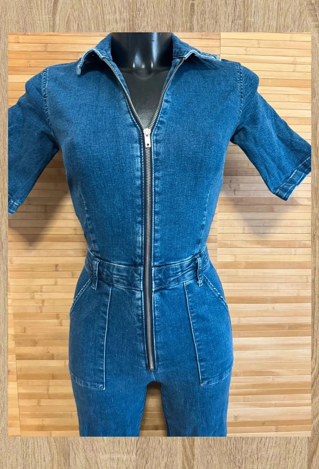Divino mono vaquero elástico de marca Mango talla XS 😍 – Mango – taille XS / 34 / 6 4