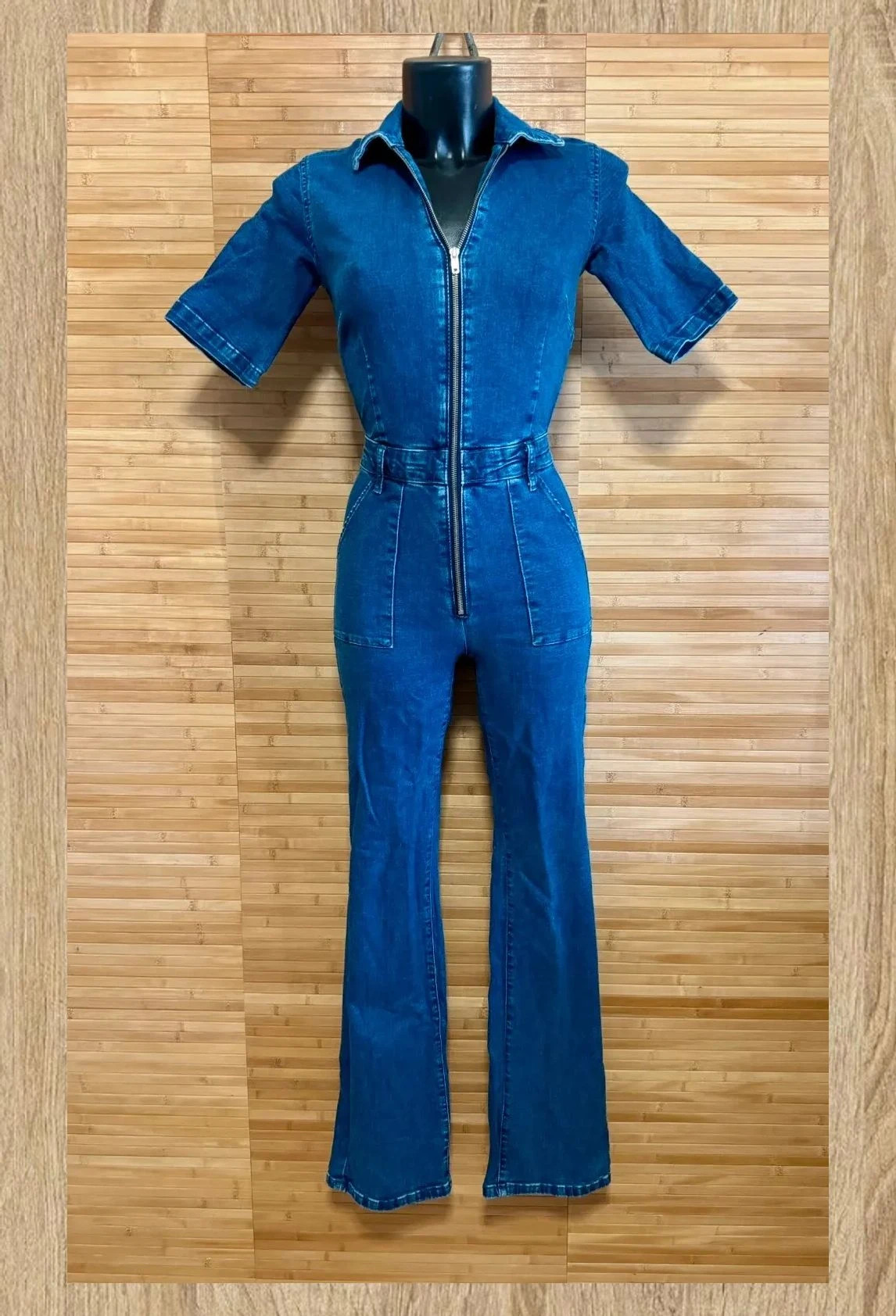 Divino mono vaquero elástico de marca Mango talla XS 😍 – Mango – taille XS / 34 / 6