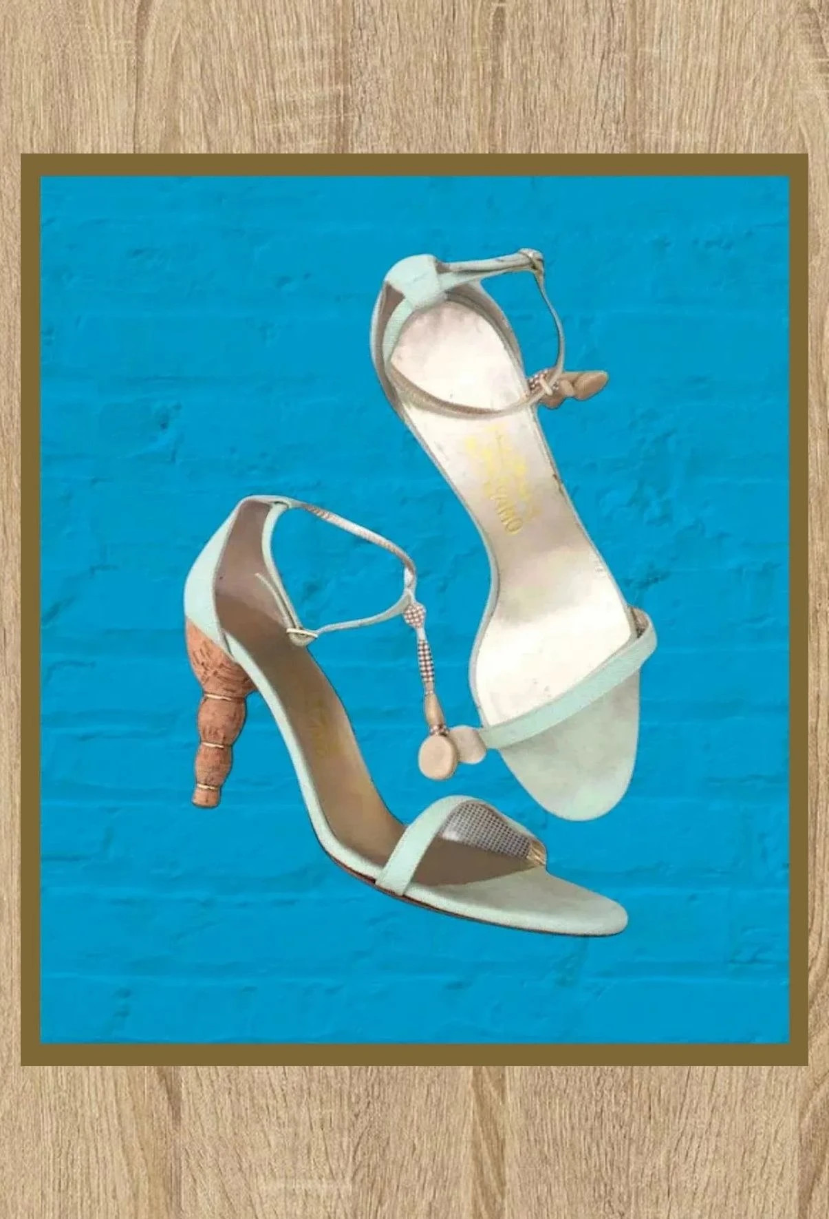 Espectaculares sandalias de Salvatore Ferragamo 😍