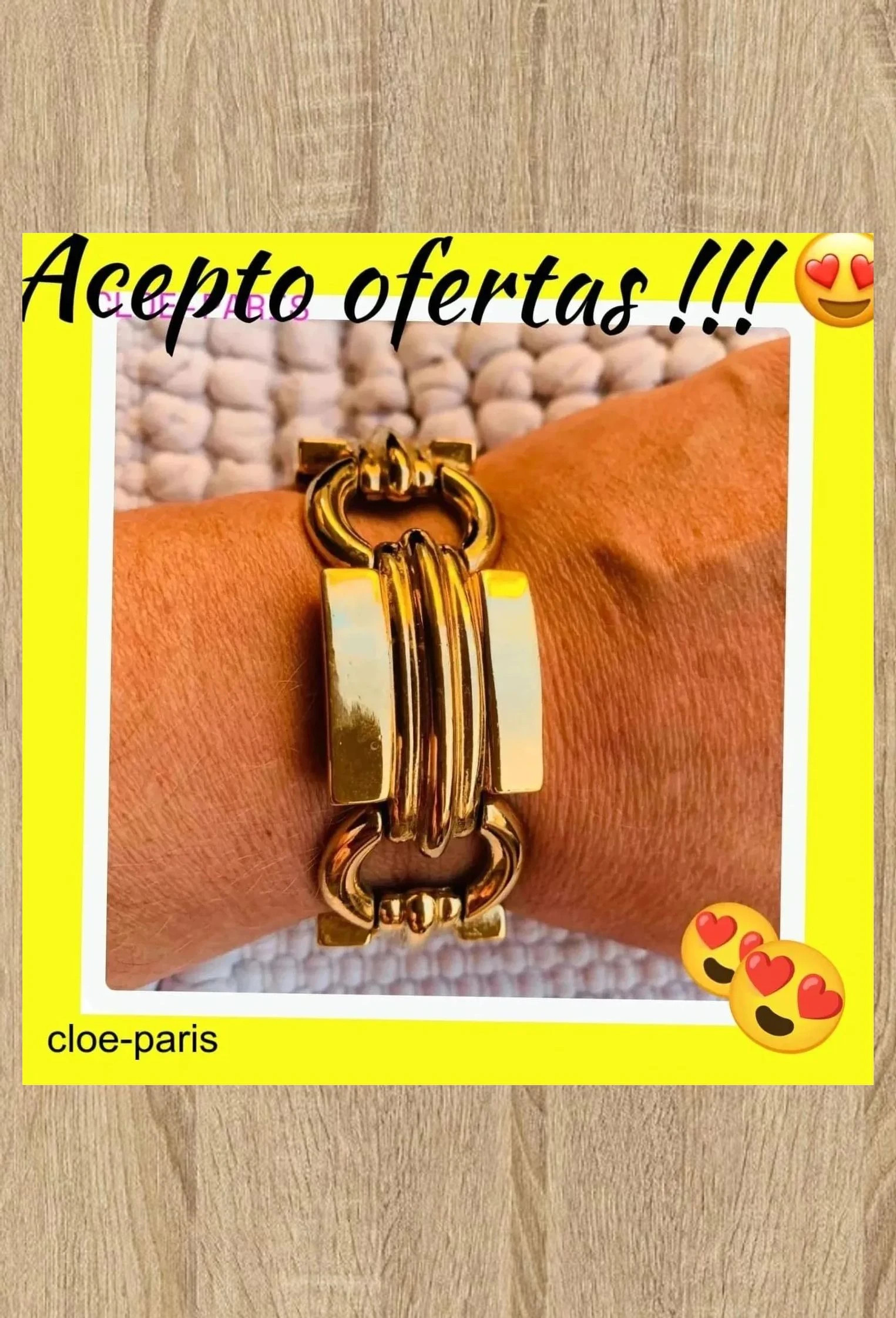 Pulsera dorada vintage de paco rabanne 😍 – Paco Rabanne 4