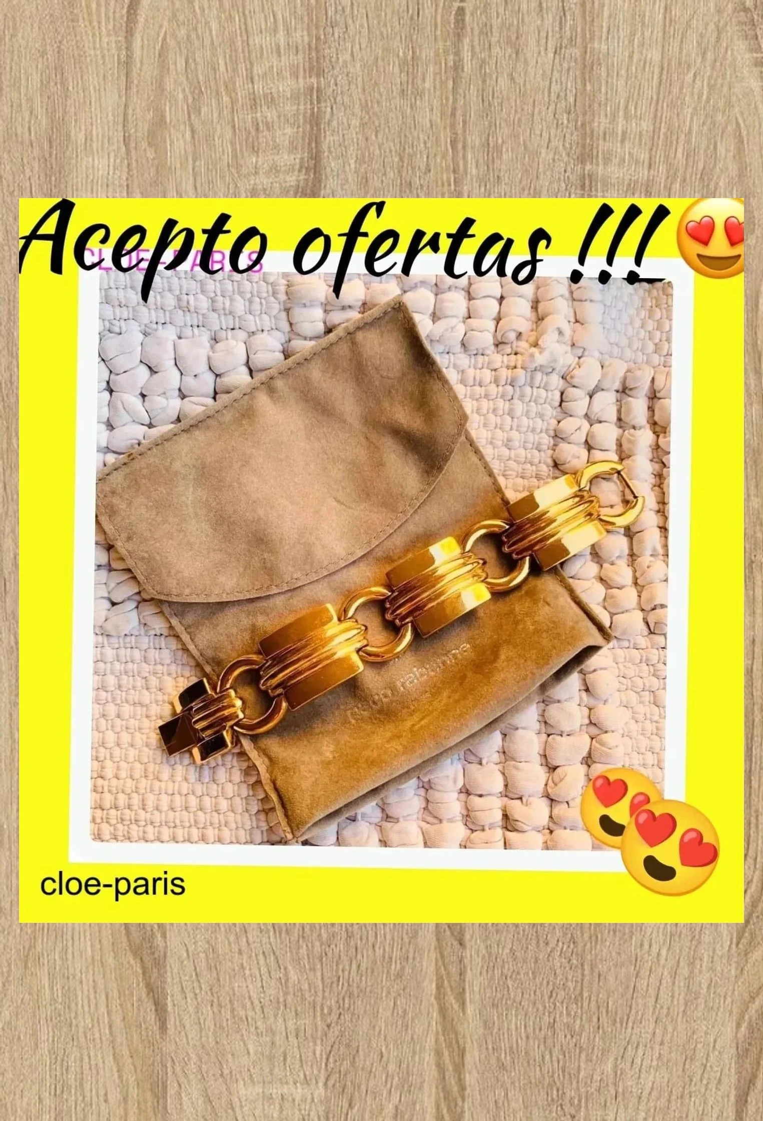Pulsera dorada vintage de paco rabanne 😍