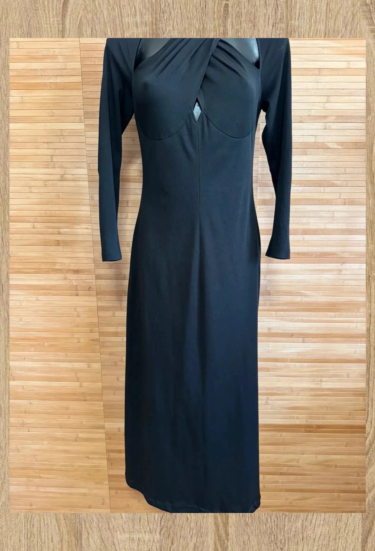 Divino vestido negro vintage , talla 40 , tela elástica 😍 – Vintage – taille L / 40 / 12 2