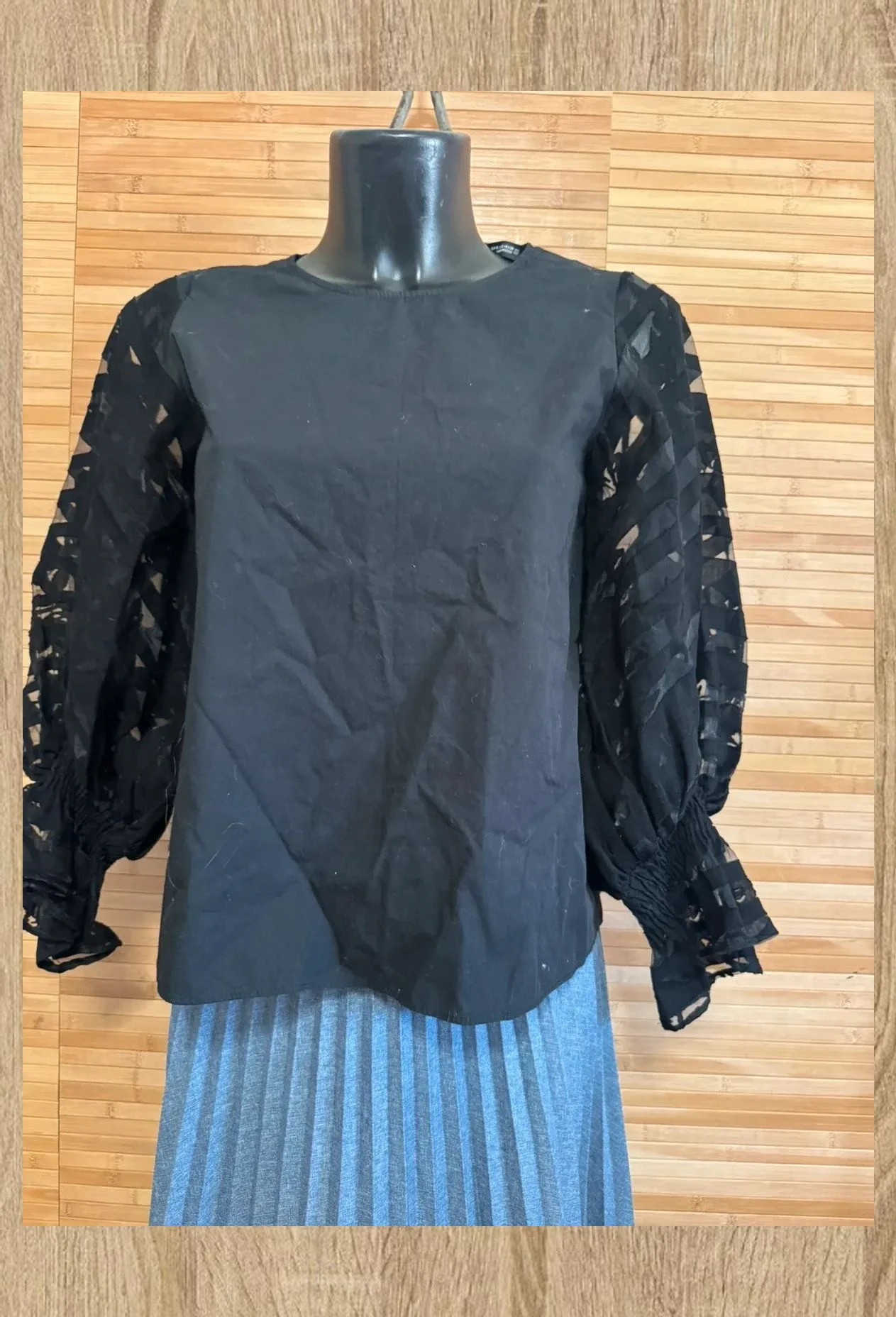 Divina blusa negra de Zara talla XS 😍 – Zara – taille XS / 34 / 6 5