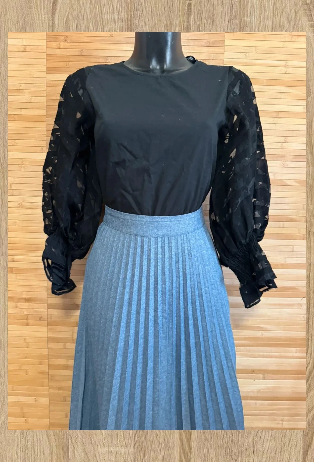 Divina blusa negra de Zara talla XS 😍 – Zara – taille XS / 34 / 6 2