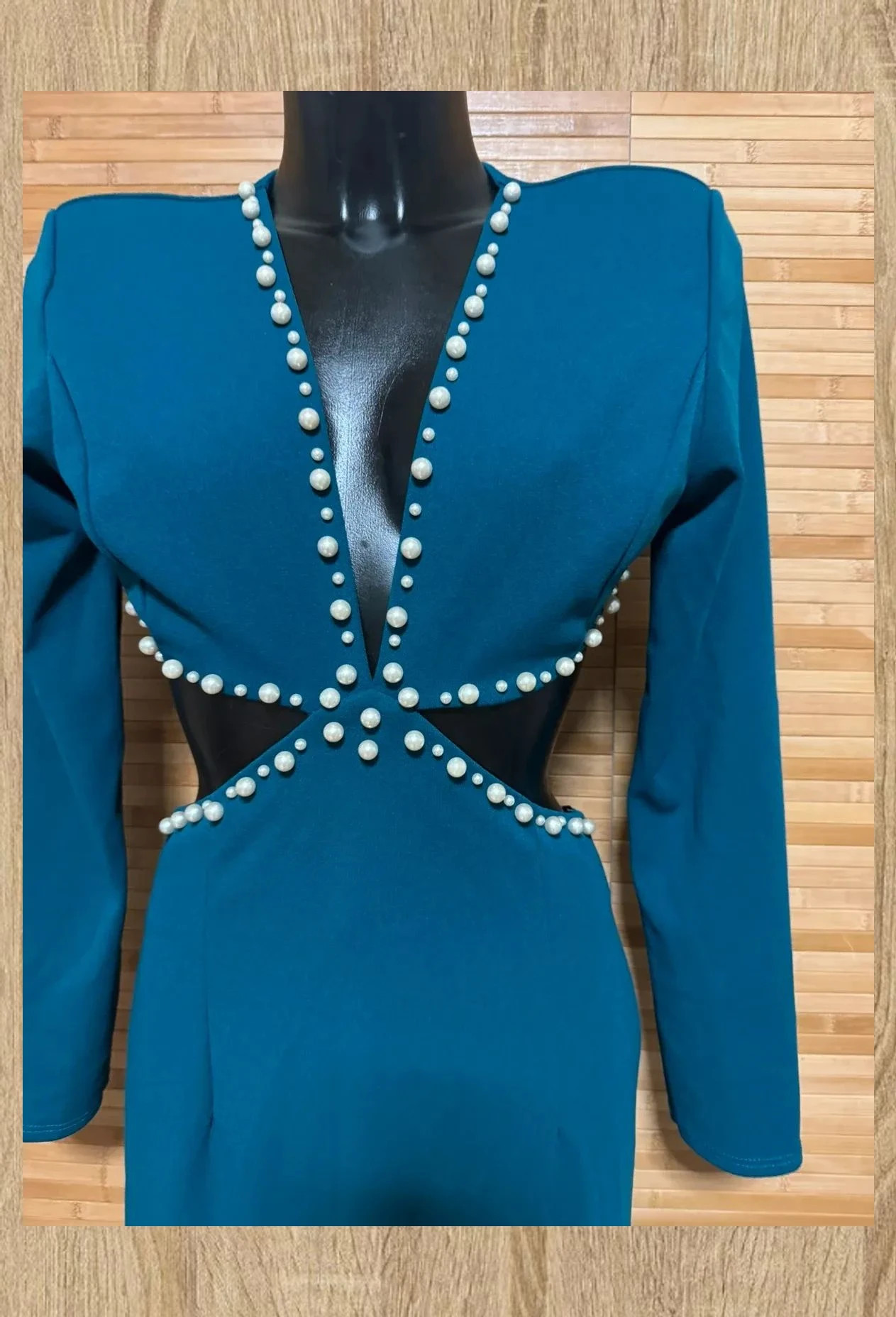 Divino vestido largo para fiesta , talla única para M , tela elástica 😍 – La Boutique – taille Taille unique 4