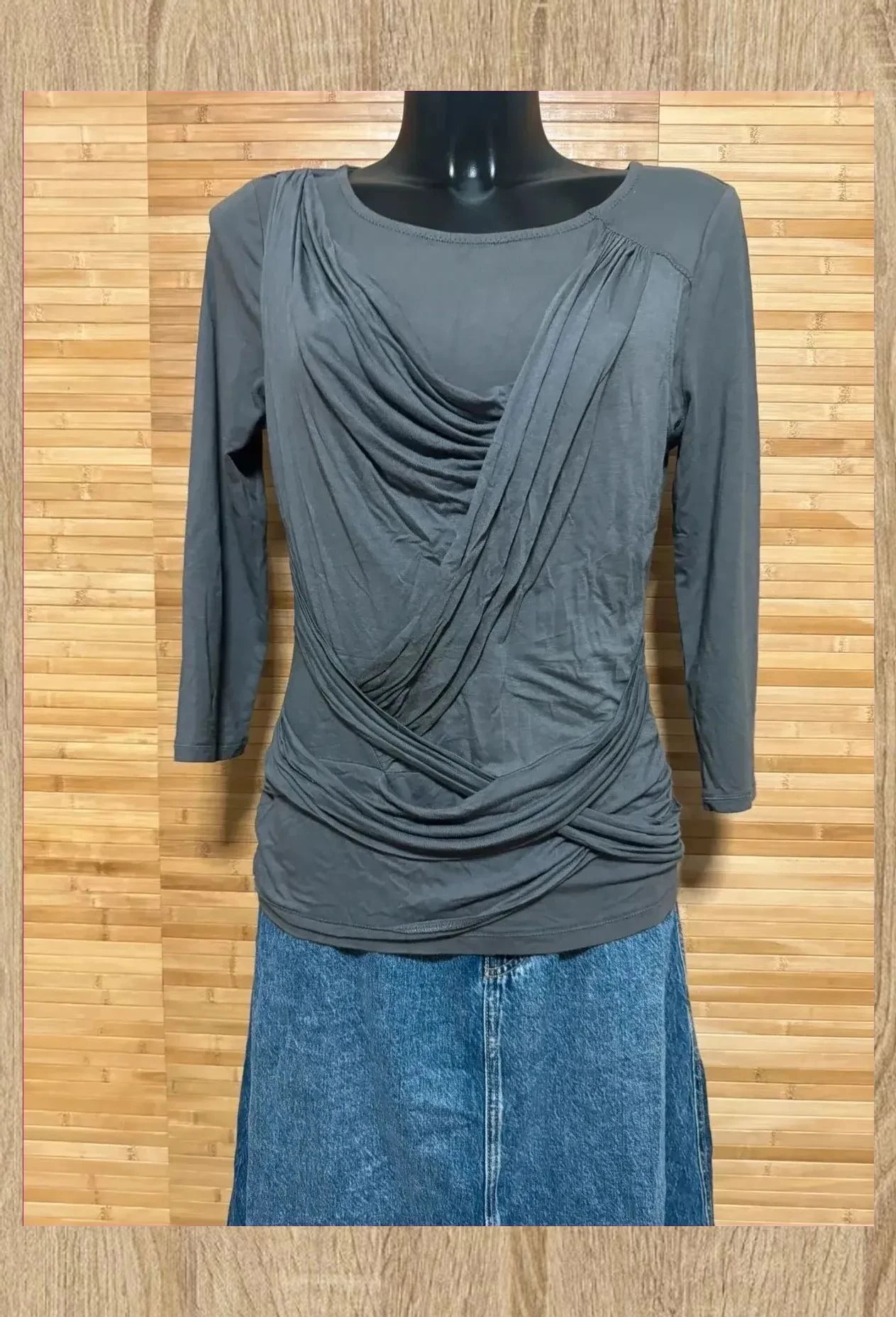 Blusa drapeada de Karen millen talla 42 😍
