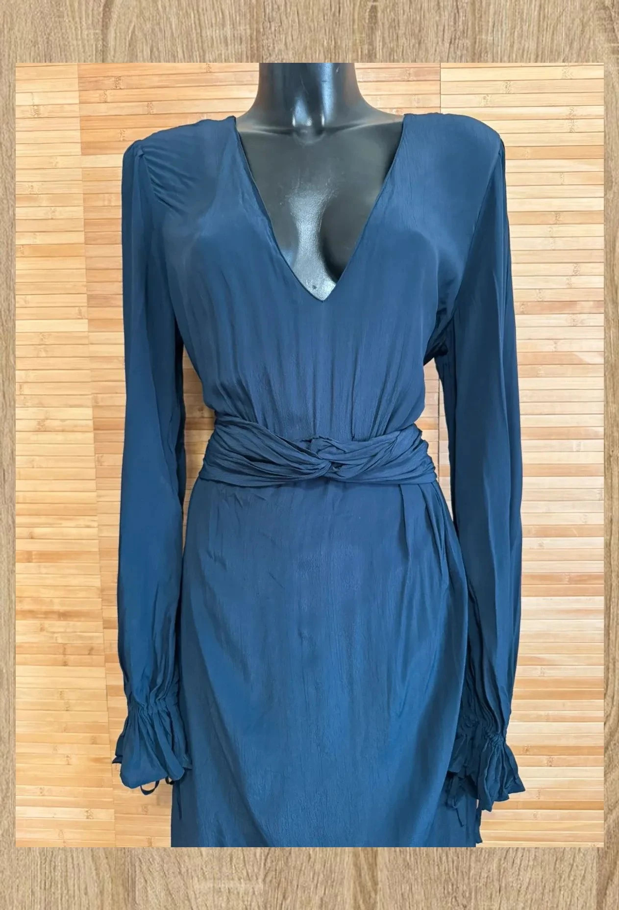 Divino vestido midi tela viscosa de Maison Scotch talla L 😍 – Maison Scotch – taille L / 40 / 12 3