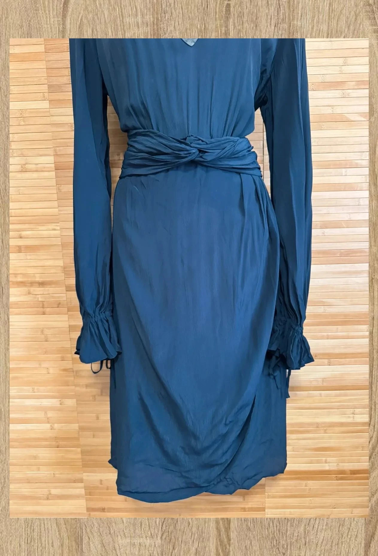 Divino vestido midi tela viscosa de Maison Scotch talla L 😍 – Maison Scotch – taille L / 40 / 12 2