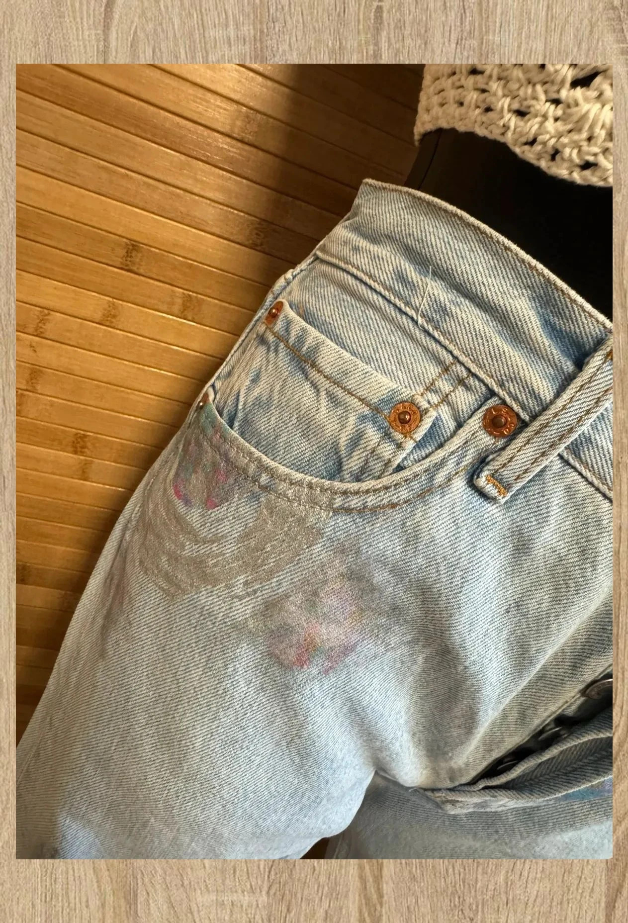 Espectacular vaquero vintage Levis costumizado , talla 38 😍 – Levi's – taille M / 38 / 10 5