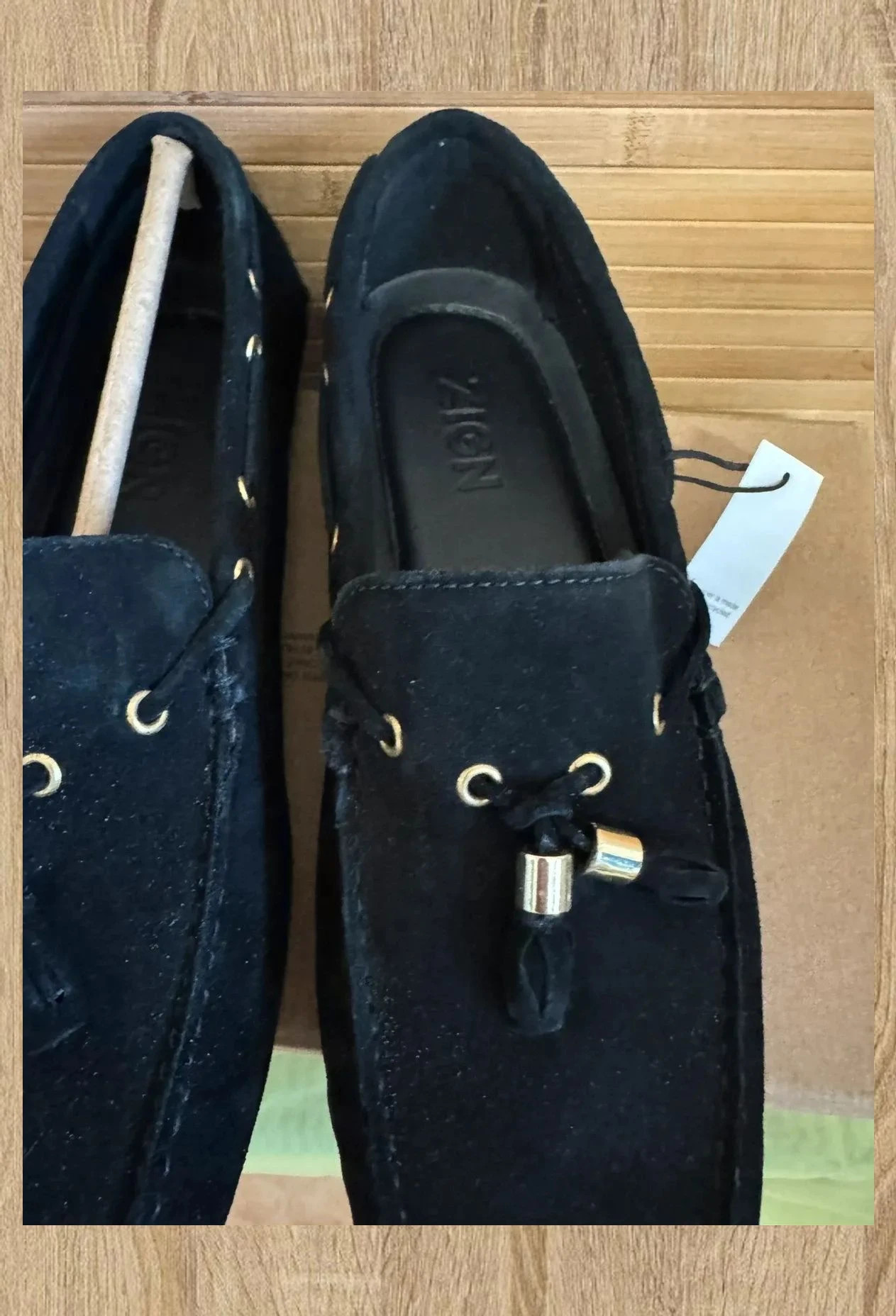 ZIGN flats for men in black. Made of ante. Sin usar. Size 43 EU 😍 – Zign – taille EU 43 4