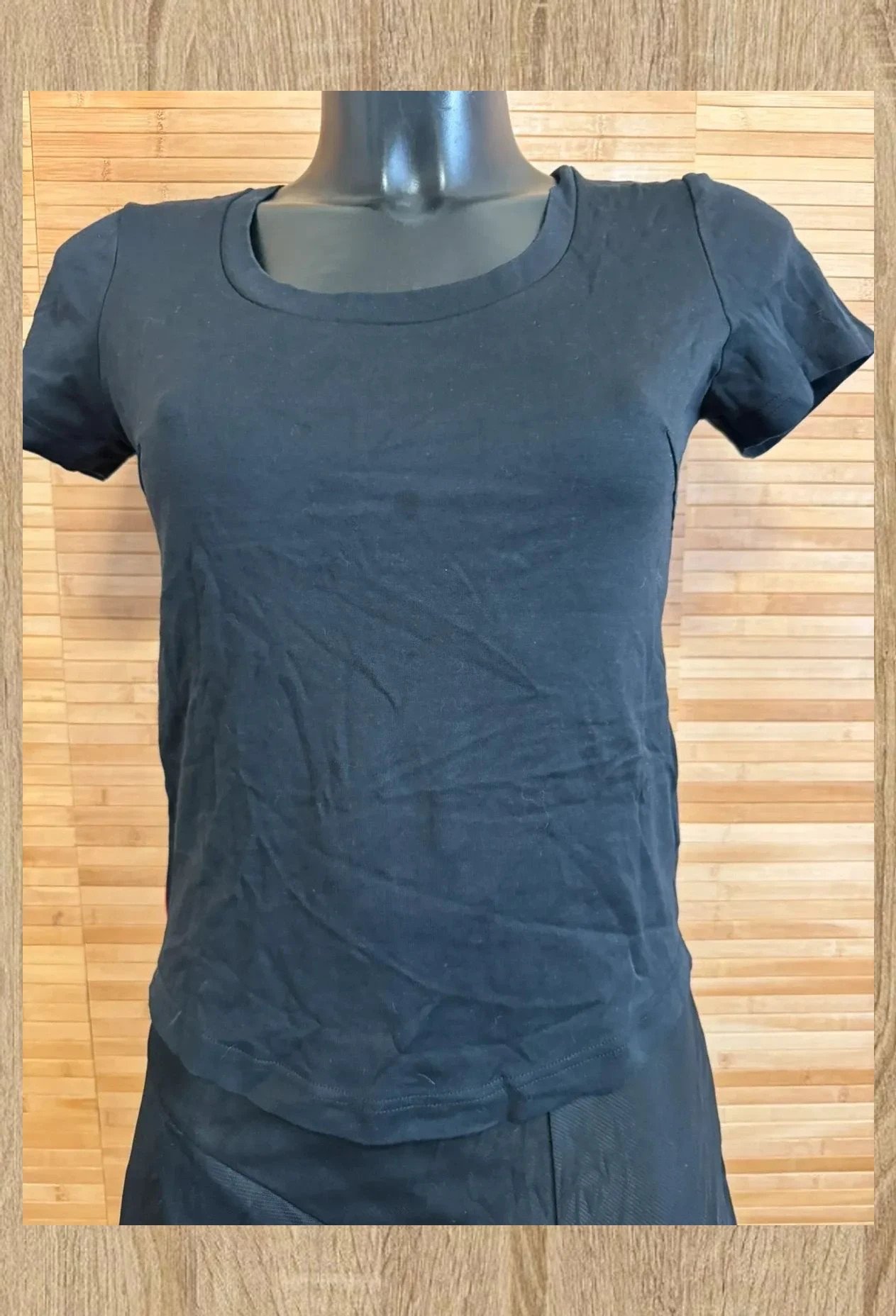 Camiseta negra algodón de prada talla M 😍 – Prada – taille M / 38 / 10 2