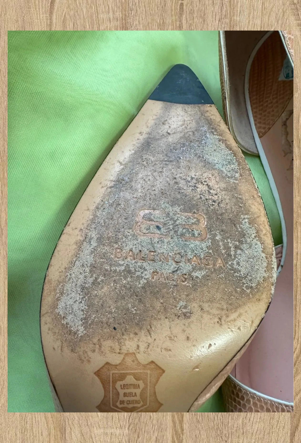 Divinos zapatos tacón vintage de Balenciaga , piel , número 41 😍 – Balenciaga – taille 41 5