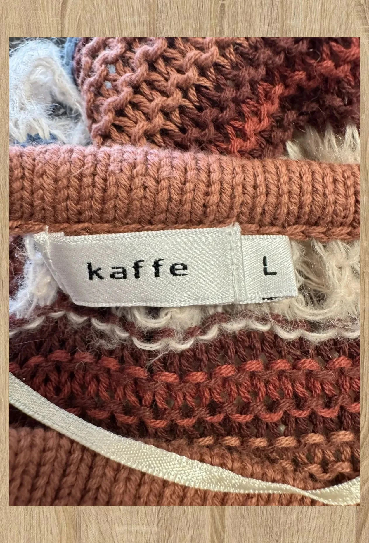 Jersey fino calado marca Kaffe talla L 😍 – kaffe – taille L / 40 / 12 5