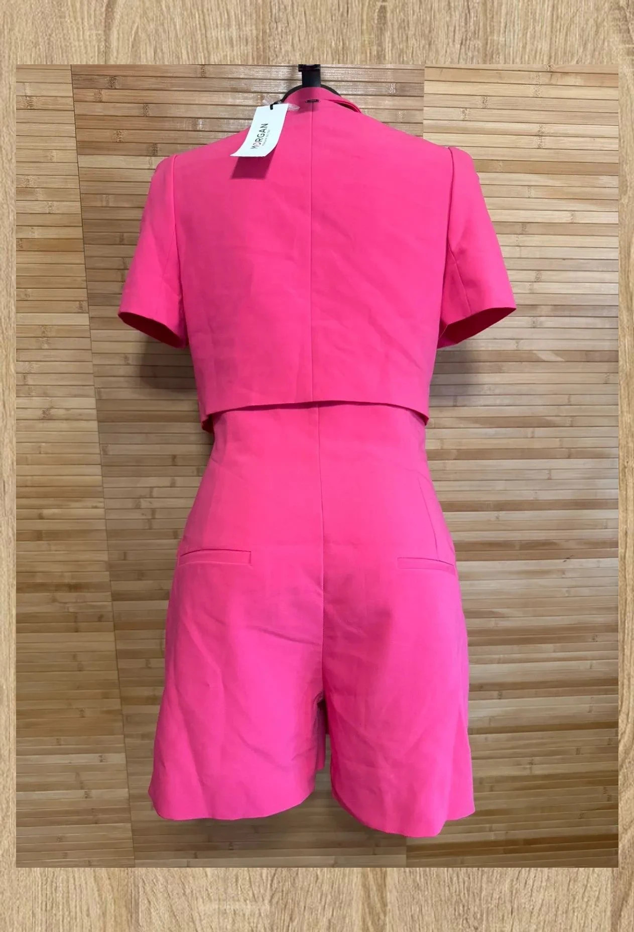 Divino mono vestido rosa de marca morgan , talla 40 😍 – Morgan – taille L / 40 / 12 5