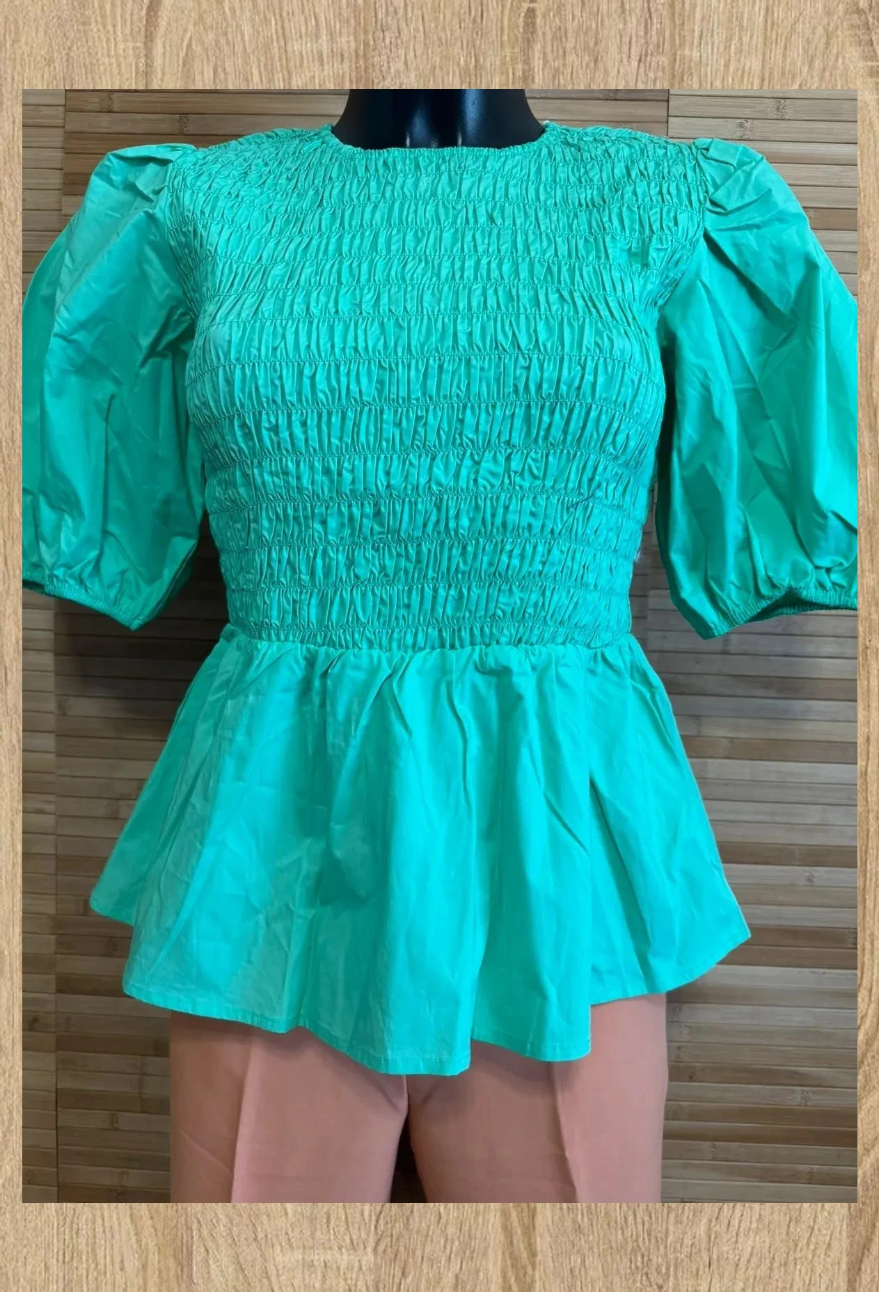 Divina blusa peplum algodón marca Mínimum talla 36 😍 – MINIMUM – taille S / 36 / 8 2