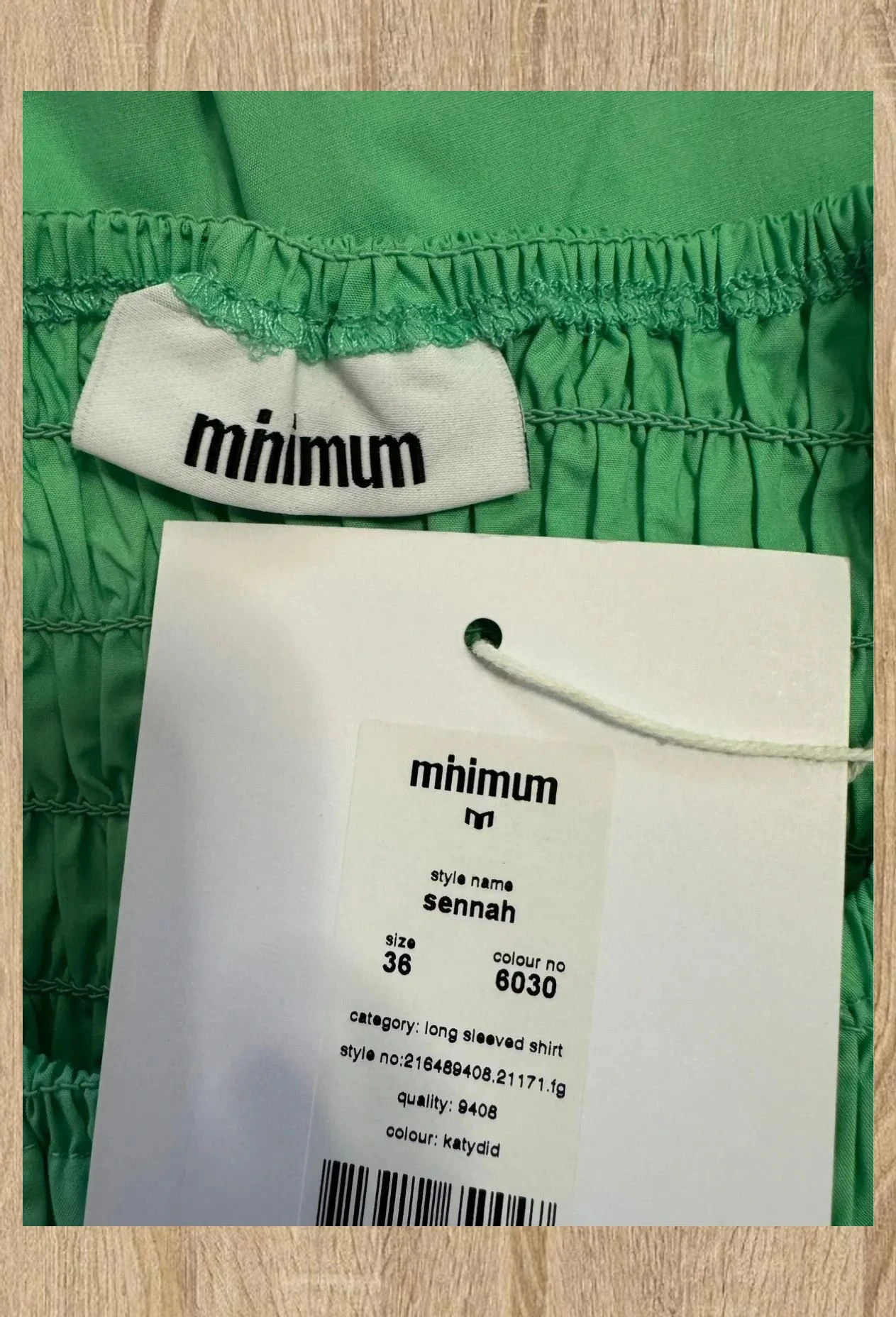 Divina blusa peplum algodón marca Mínimum talla 36 😍 – MINIMUM – taille S / 36 / 8 5