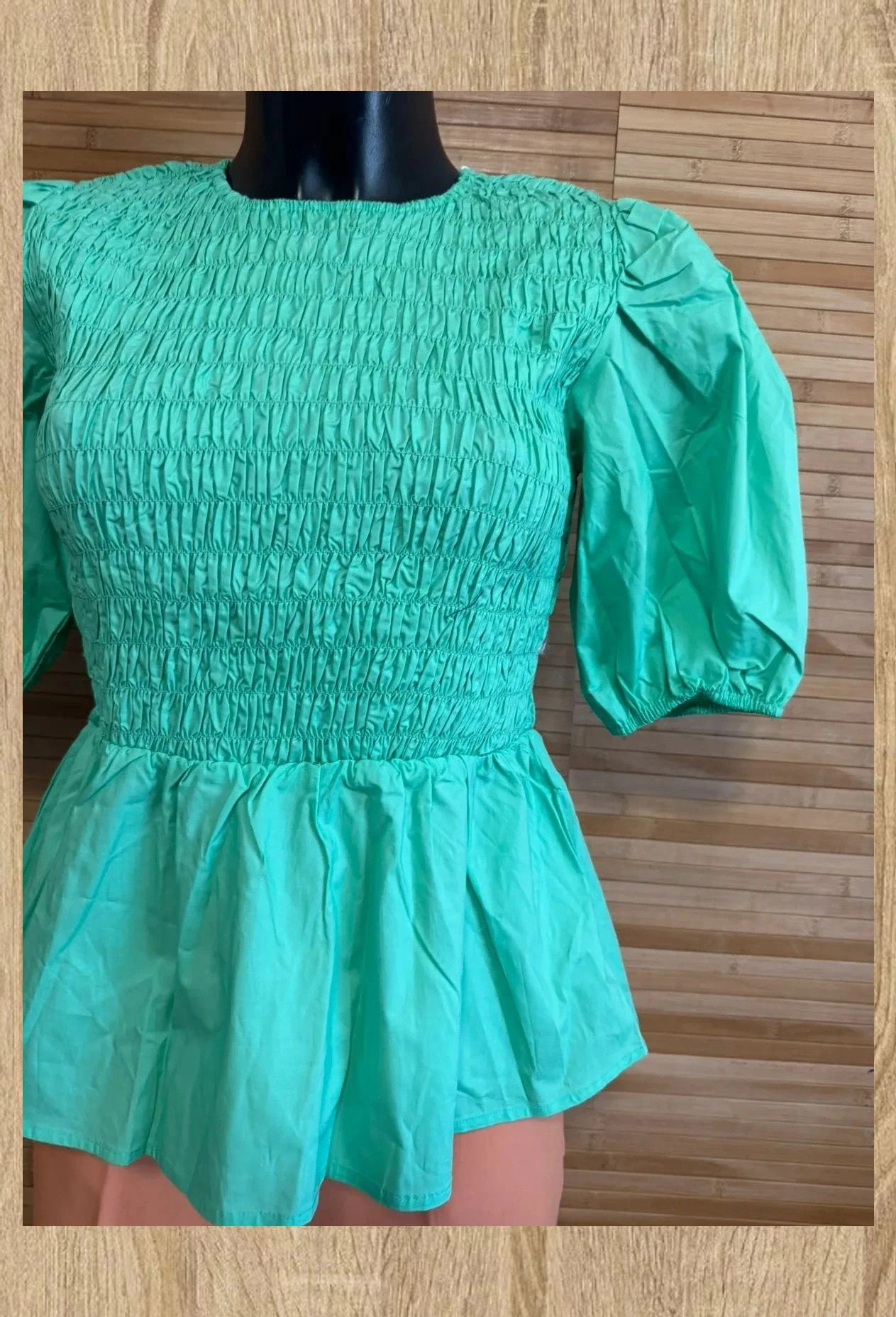 Divina blusa peplum algodón marca Mínimum talla 36 😍 – MINIMUM – taille S / 36 / 8 3