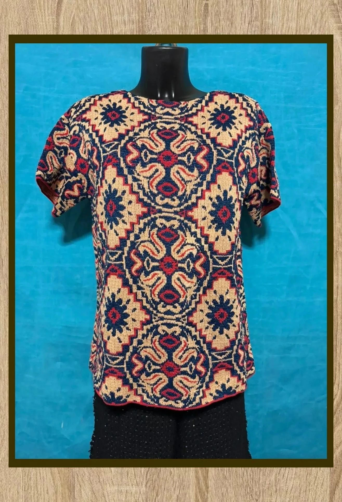 Jersey punto brocado manga corta de marca Dries van Noten talla S 😍